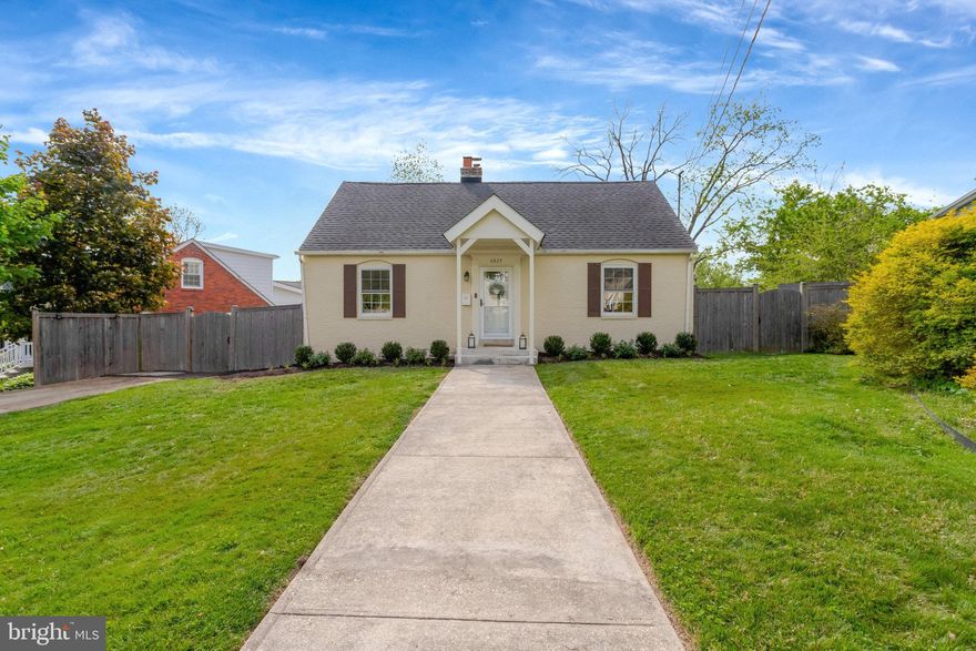 Welcome to this absolutely stunning 4-bedroom, 2-bath Cape Cod nestled on a quiet cul-de-sac in Falls Church. Thoughtfully expanded, the home offers a bright dining area and a versatile bonus room-perfect for a second living space, guest suite, home office, or workout area. Enjoy the large, fully fenced backyard with a deck and patios ideal for entertaining, play, or peaceful relaxation. Driveway parking for two vehicles adds everyday convenience. Just half a mile from Falls Church City, this charming home is ideally situated in a sought-after neighborhood you won’t want to miss! Updates: Deck 2024, Stove 2023, New LVP 2023, HVAC 2016, Water Heater 2016, Fence 2017, Sump Pump 2020, Dishwasher, Disposal, Microwave -2015,  Roof 2013