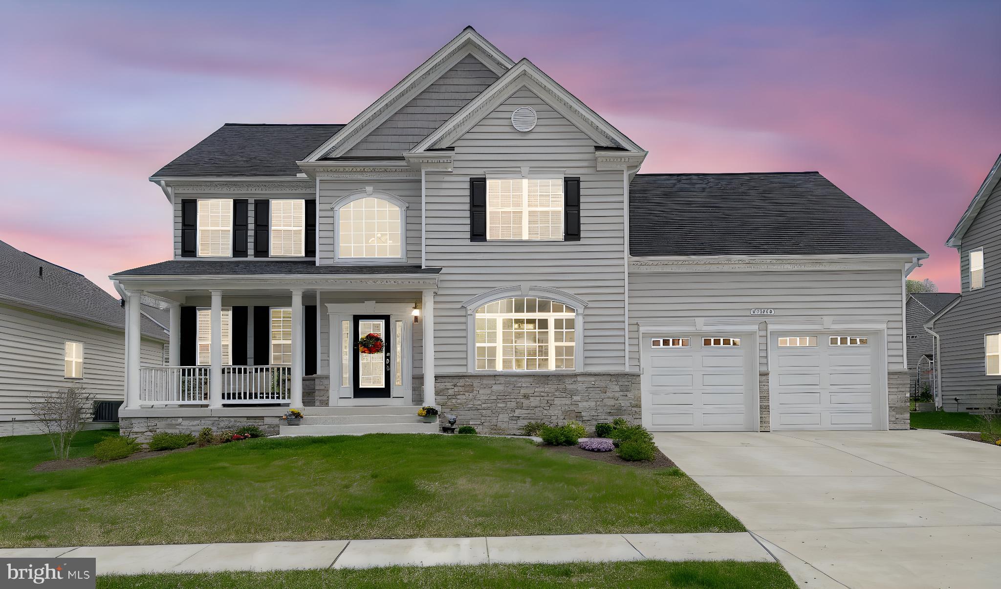 Welcome to this exceptionally upgraded Quality Built Homes Adelina model in the highly desirable Meadows at Town Run community in Leonardtown, Maryland. Built with nearly every available upgrade, this stunning home offers 5 bedrooms, 3.5 bathrooms, and nearly 3,800 square feet of finished living space, thoughtfully designed for comfort, function, and style.
You’ll immediately appreciate the expanded footprint, featuring both a 4-foot house extension and a 4-foot garage extension, providing larger living areas and an oversized garage perfect for storage, hobbies, or larger vehicles. The two-story foyer, coffered ceiling in the family room, and hardwood floors set the tone for quality and craftsmanship throughout. A private office with French doors is located on the main level, perfect for working from home or managing your household with ease. Off the kitchen, enjoy outdoor living on the 12x12 maintenance-free deck.
The gourmet kitchen is the heart of the home with granite countertops, decorative backsplash, a large center island with sink, stainless steel appliances, a pyramid range hood, a built-in wall oven, and a GE Advantium oven, which combines speed cooking, convection, and traditional oven capabilities. Ample cabinet space and an open layout make it perfect for both hosting and daily use.
Upstairs, the primary suite serves as a luxurious retreat, featuring three closets—two of which are spacious walk-ins—and a spa-inspired en-suite bath. The bathroom showcases Quality Built Homes’ Signature Deluxe Shower, tiled from floor to ceiling, with dual showerheads (one fixed, one handheld), a built-in seat, ledge, shelf, two recessed lights, and a frameless glass door. A soaking tub and separate vanities complete the experience. Three additional bedrooms and a full hall bath round out the upper level.
The finished basement, built with 9-foot walls, includes a fifth bedroom with a walk-in closet, full bath, wet bar, and a spacious recreation area, perfect for guests, movie nights, or multigenerational living.
Located just minutes from downtown Leonardtown, PAX River Naval Base, local schools, dining, and shops, this home combines premium upgrades, generous space, and an ideal location, all in one beautiful package.