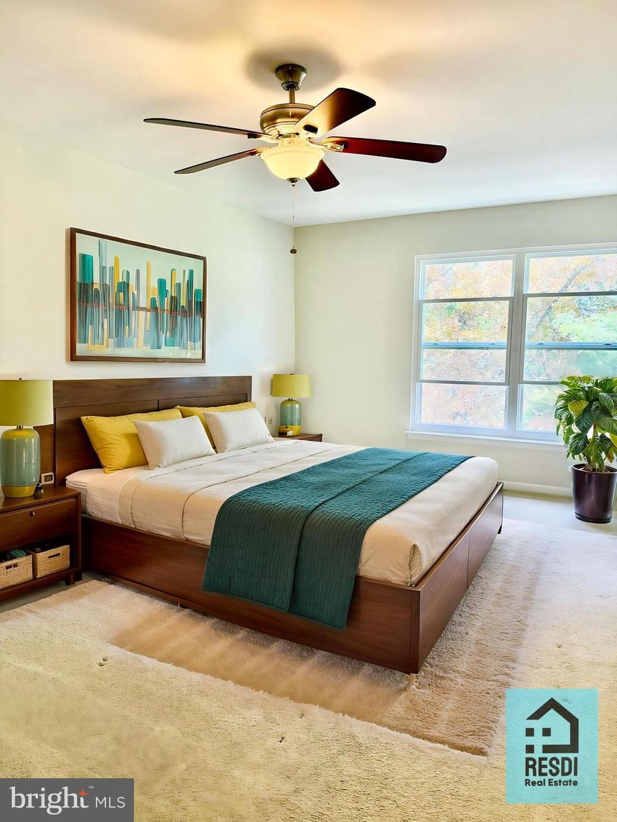 BUYER'S FINANCING FELL THROUGH!  NOW'S YOUR OPPORTUNITY TO BUY THIS LOVELY HOME Welcome Home to Easy Living in the Heart of Olney! 
This move-in ready 2-bedroom, 2-bath condo offers the perfect blend of comfort, style, and convenience—with its own private entry for that townhouse feel. Step inside to a soaring vaulted-ceiling living room, anchored by a wood-burning fireplace that instantly makes you feel at home.  A cozy dining area flows effortlessly into the light-filled eat-in kitchen, featuring granite countertops and plenty of room to gather.
The main level bedroom boasts a walk-in closet and sits beside a beautifully updated full bath—perfect for guests or a flexible home office. Upstairs, retreat to your spacious primary suite, complete with three closets (yes, three!) and a modern en suite bath featuring a sleek walk-in shower.
Enjoy resort-style amenities, including a swimming pool, tennis courts, party room, jogging and bike trails, and picnic areas—all tucked within a sought-after community. Best of all, you’re just steps from the Olney Public Library, post office, restaurants, shops, and everyday conveniences.
Your next chapter begins here—where comfort meets connection right in the heart of Olney.