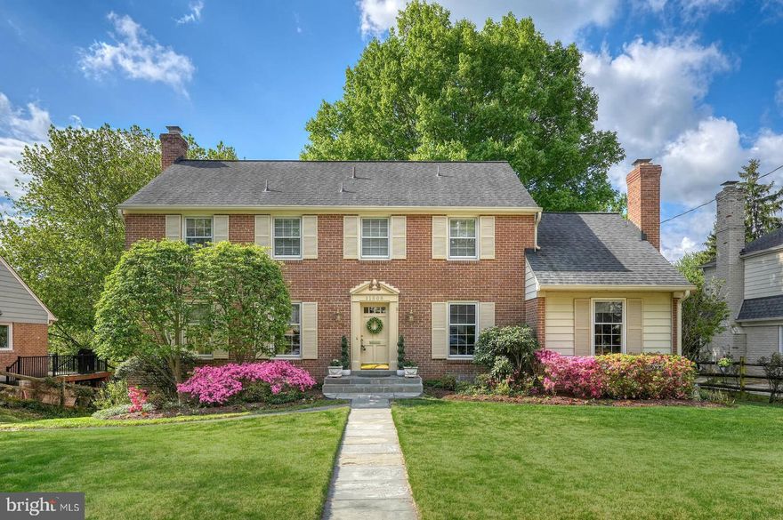 Professional photos coming soon! Welcome to this classic colonial in highly desirable Old Farm! The elegant Harford model has one of Old Farm's most expansive floor plans. Loving maintained by its long-term owners. Four bedrooms (with an easy 5th) and 3.5 baths make this home a forever one. Main level has hardwood floors throughout; formal living room with wood mantel over gas fireplace, four large floor-to-ceiling windows, fresh carpeting (wood floors underneath), and crown moldings; spacious dining room with chair rail, crown moldings, brass chandelier, and double windows looking out over gorgeous backyard; designer kitchen with cherry-wood cabinets, updated stainless steel appliances (2025) including 5-burner cooktop, double windows over the sink, built-in pantry, recessed lighting, and bar seating; breakfast area open to the kitchen and the family room with seating for six, large windows to the deck, and recessed lighting; oversized family room with stunning woodwork, wood-burning fireplace, and recessed lighting; powder room; and option for home office. Upper level also features all hardwood floors. Massive primary suite has spa-like bath with soaking tub, walk-in closet, and sitting area (which was a separate bedroom). The other two bedrooms are expansive and bathed in natural light. Main hall bath has been refreshed. Lower level includes roomy guest suite with walk-in closet; full bath with linen closet; large recreation room with new glass sliding doors to the backyard and great natural light; large laundry/utility/storage room; and utility room that includes storage and space for a refrigerator. One-car garage also provides extra storage.  Fenced backyard is lovely and large and can be enjoyed from the two-tier deck with wide staircases. Convenient to commuter routes and shopping, the greatest feature of this neighborhood is ... the neighborhood, welcoming and quiet. This home is a gem!