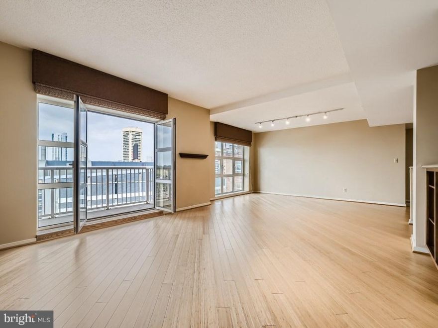 Wonderful residence with amazing water/city views.  Enjoy  the bamboo floors throughout, the totally renovated unit is waiting for you to come and call it home. Wander along the promenade, enjoy the shops and embrace the happenings at the Inner Harbor and Harbor East.  Restaurants and activities  are right out your front door  the amenities in the building are upgraded and amazing enjoy the indoor pool every the fitness center open 24-7, play pool and check out the party rom.  
Parking, water sewer are all included in your rent.  Call today to see.