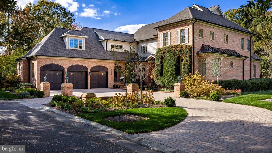 The best of the best—perhaps the finest home ever offered in Cooke’s Hope. This spectacular, custom-built brick residence blends timeless craftsmanship with thoughtful updates and exceptional outdoor living. The bright and inviting, recently updated kitchen boasts new countertops, an elegant tile backsplash, and upgraded fixtures, while maintaining its generous layout with a large center island, walk-in pantry, and adjoining office nook.The main-level primary suite provides convenience and privacy, while four additional bedrooms upstairs each offer generous space for guests or family. Exquisite details are found throughout, including cherry wood floors, 10+ foot ceilings, extensive millwork, three fireplaces, and copper gutters. An elevator services the first and second floors, as well as the ground level of the oversized attached garage. Ample storage is available throughout, including a third-floor attic with a fixed staircase. Outside, the property has been transformed into a curated garden retreat. Extensive hardscaping frames a brick patio with an outdoor kitchen, complemented by a tranquil accent fountain and a stunning in-ground pool—creating a private oasis for entertaining or quiet enjoyment. The fencing and paver driveway complete the thoughtful exterior improvements.  Enjoy the desirable amenities of Cooke’s Hope, including a tennis court, fitness room, walking trails, wildlife ponds, and concierge services—all just moments from the shops, dining, and conveniences of historic downtown Easton.