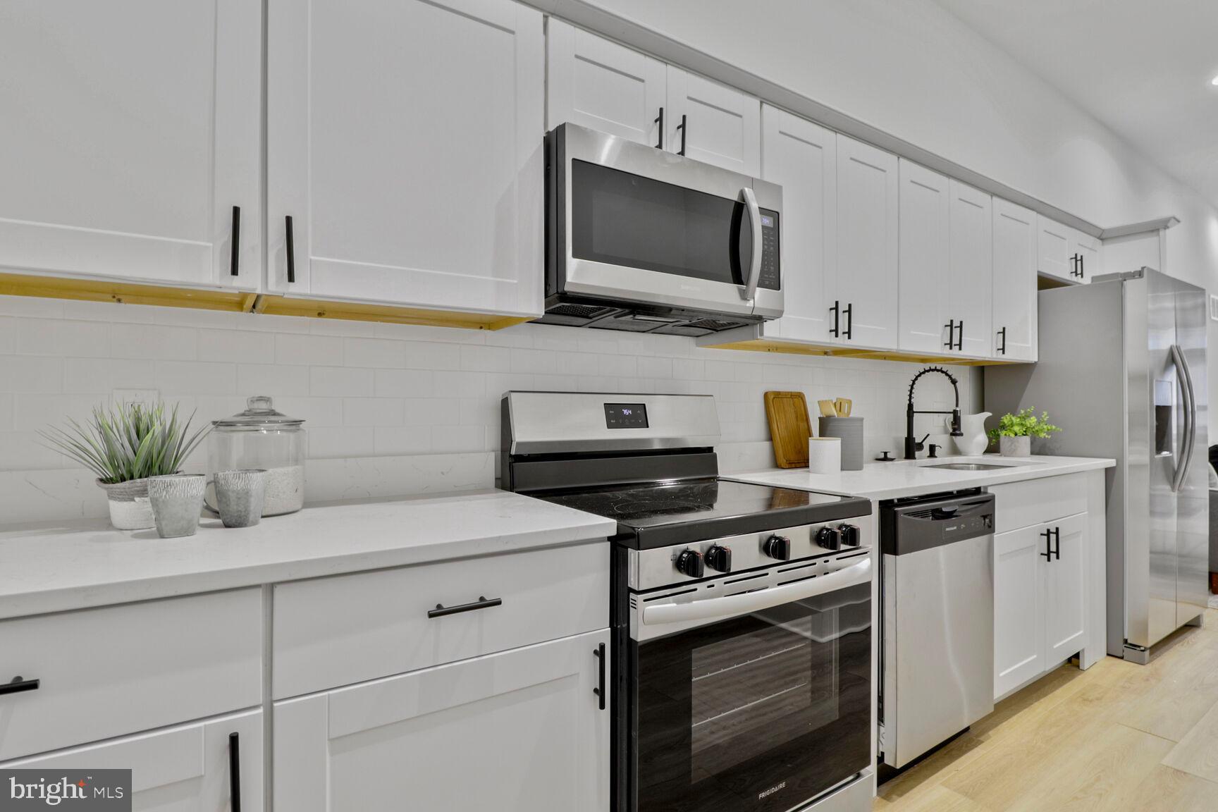 Fully renovated. 4 Bed 2 bath. Central AC. Stainless Steel Appliances. Quartz Countertop. Washer and Dryer. Tenant pays all utilities. Rent: $2,499. Deposit: 1 mo rent. No evictions in the past 5 years, recent failure to pay rent filings, current accounts in good standing, clean background check. Section 8 ok. BRHP Voucher accepted for 2 year or longer voucher holders. Tenant responsible for all other utilities. $30 application fee.