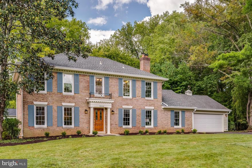 *** OPEN HOUSE SUNDAY 10/1 from 1-4pm *** Welcome to this gorgeous, original owner 4 bedroom, 3 ½ bath, 2 car garage Gardenia model Colonial home on a quiet interior street in Flower Valley. This property boasts: * fresh paint throughout; * huge, newly carpeted lower level; * refinished hardwood floors on main and upper levels; * new furnace (2022); * updated windows; * updated hip roof; * oversized gutters w/gutter guards; * GarageTek wall organization system; * beautifully landscaped yard including a pond with waterfall… All this conveniently located just blocks to Flower Valley Pool and Elementary School, with easy access to Metrorail Red Line Stations at Rockville, Twinbrook and Glenmont. Just Minutes to Downtown Rockville, and Olney and convenient access to I-270 and ICC/MD 200.  The lovely flagstone walkway and attractive landscaping lead you to the front porch with portico and inviting front door with leaded glass pane inserts.  The large foyer has dark slate tile flooring, a convenient coat closet, and the first floor powder room with pedestal sink, large mirror and tile floor is adjacent to the entrance.  To the left, the living room has gleaming hardwood floors and is very spacious with windows overlooking the front and rear yards. The large dining room continues the hardwood flooring and features a decorative ceiling medallion with chandelier and double windows.  The kitchen cabinets are updated, and granite countertops, recessed lighting, and a double stainless-steel sink with instant hot spigot are welcome additions.  The appliances include a Faber sealed-surface electric cooktop with downdraft exhaust, GE side by side refrigerator, GE Profile double wall oven, and GE Profile dishwasher with matching front panel. To the left, a spacious breakfast area with huge picture window overlooks the rear yard.  To the right of the kitchen, the convenient first floor laundry room houses the washer and dryer and utility sink, and additional storage cabinets.  Three doors lead to the rear yard with flagstone patio, the generous two car garage, and to the family room.  This inviting room overlooks the front yard and has a wood burning brick front fireplace with slate tile hearth, built-in bookcases, and architectural beams.  The hardwood floors continue on the stairs leading up and on the second floor.  The primary bedroom suite has lovely views of the rear yard. The dressing area features a large walk-in closet with built-ins, and to the left a wood vanity with wide cultured marble counter including a sink and desk, and full wall mirror. The en suite has fully tiled walls with a glass door shower, mirrored wall, wood cabinet vanity with a cultured marble vanity top.  Bedrooms 2, 3 and 4 are all spacious and continue the gleaming hardwood flooring.  The updated hall full bath has a dressing area with a cabinet vanity and cultured marble counter and desk, and full wall mirror.  The interior bathroom has ceramic tile floor, fully tiled tub/shower enclosure with glass doors, large wood vanity with cultured marble top, a full size mirror and tiled walls throughout. The enormous, fully excavated lower level has multiple areas, with brand new carpet and paint, and recessed lighting.  The utility room houses the Lennox gas furnace, AprilAire humidifier, and Bradford White Defender safety system 50 gas water heater. A full bath on this lower level is updated with a wood cabinet vanity, large mirror, step in shower with seat and glass door enclosure, and tiled walls.  To access the rear yard, the Bilco well door and stairs are handy.  The fully fenced rear yard has a large flagstone patio, mature landscaping, pond with stone waterfall feature, and a flagstone walkway to front yard.