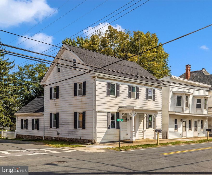 This property includes 2 Main Street, which is a single family colonial, 4 and 6 Main Street which is a duplex, This property includes 2 Main Street, which is a single family colonial, along with 4 & 6 Main Street which is a duplex, and at the rear of the property is 12 storage garages which are all currently rented.  The main house 2 Main Street has 3 bedrooms and 2 full baths, new roof, remodeled from top to bottom, fresh paint, all new vinyl windows, upstairs has plumbing for up stairs laundry, primary bedroom has a decorative fireplace. This home has a new water line, new HVAC, new concrete floors in the basement, new PVC plumbing and all new electric.  The duplex 4 and 6 Main Street has been remodeled, new water line, new PVC plumbing and all new electric, new concrete floors in the basement and both 4 and 6 are rented.   Egress windows installed to meet code, metal roof recently coated, remodeled kitchen and baths, fresh paint, new carpet, new HVAC, new electric, new hot water heater, new flooring and the list goes on!  Live in one unit the others are rented.  THIS PROPERTY ALSO INCLUDES 12 STORAGE UNITS THAT ARE CURRENTLY RENTED.  Also, listed in Multi-family MDFR2053444.