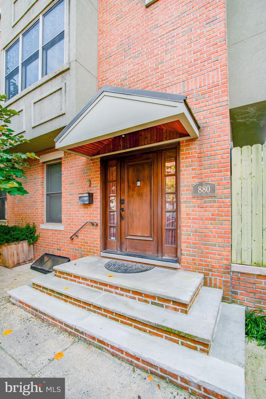 Spacious one of a kind Custom-Built Corner home in Fairmount/Francisville. Featuring many unique elements as well as 5 bedrooms, 3.5 baths, 2 car GARAGE, and huge ROOF DECK with perfect skyline views. This home was built with integrity, showcasing many green energy efficient features ranging from water based spray foam insulation to Anderson windows and doors throughout. This home incorporates salvaged materials from local historic buildings such as the Divine Lorraine Hotel, Villanova, and St Joe's Prep. This home truly presents the best of both worlds - new construction high end modern amenities along with tasteful character and history from the Philadelphia area. Enter into the sun filled sitting room that leads to the newly remodeled Pennsylvania Bluestone patio great for entertaining and summer grilling. Continue to the large first floor bedroom and full bathroom convenient for over night guests. A wide grand staircase leads to the main level with a large open living room featuring a stone fireplace, dining room with solid copper light fixtures, and huge chef's kitchen equipped with 2 separate sinks, Wolf range/oven, built-in refrigerator, Caesar stone counter tops and island, recycled hand made glass back splash, and 2nd beverage refrigerator. An office/bedroom is located on the main level as well as a powder room with an attractive stained glass window and marble vanity. Continue to the 3rd level for the master bedroom and bathroom, 2 additional bedrooms, hall bathroom, and hall laundry room. Enter the large master bedroom featuring leaded glass French doors that open to the walk in closet with his and hers sides, leading to the master bathroom with smart technology heated floors, stone tiles, granite vanity, and stone/glass shower. The hall bathroom contains salvaged solid marble heated floors and clawfoot bathtub. The 4th level consists of a massive roof deck with unobstructed Philadelphia skyline views along with a convenient storage shed and a gas line for roof top grilling. This is a fabulous space to entertain and watch the fireworks. The 2 car garage is over-sized with extra storage space. The basement is great for additional storage space and with high ceilings it is just waiting to be finished. A lot of time and care went into the construction and finishing of this one of a kind home and all of these features must be seen to be appreciated.