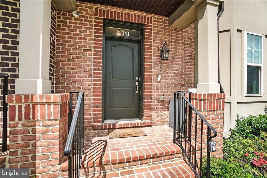 This "Ascroft" model, featuring 4 Bedrooms and 2 & 1/2 Baths, was built by Wormald, an award winning  builder since 1964.  All 4 levels have an extra 3 foot bump out giving additional square footage to enjoy.  The best energy saving appliances and insulation package were used  to help keep those utility bills down!   You'll find upgrades such as granite island kitchen, a pot spigot above the stove for those who love to cook and marble counters in the bath rooms.   This prime end unit lot not only provides more sapce, but it faces the neighborhood open space.  For entertaining, there is a wet bar and additional balcony on the top level and stone patio off of the living room.  The theater room in lower level contains a surround sound system that conveys.   The top level can also easily serve as the 4th bedroom.     Close to Historic Downtown Frederick but easy access to 70 and 15.     This is a must see!