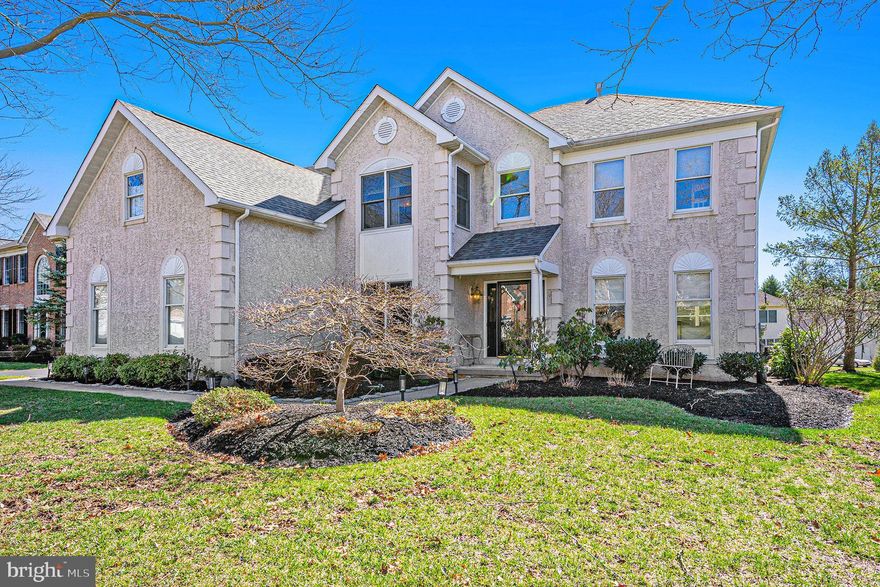 **Showings Begin 3/28** Welcome to this stunning home in the esteemed Blue Bell Country Club community. Offering an exceptional blend of elegance and functionality, this residence boasts spacious living areas, high-end finishes, and an unbeatable location with access to premier amenities. Step into the grand two-story foyer, where natural light pours in, setting the tone for the sophisticated spaces beyond. To the left, a private home office provides the perfect work-from-home setup, while to the right, a formal living room showcases classic Roman shades and stately columns, seamlessly flowing into the elegant formal dining room. Large windows throughout fill the home with sunlight, enhancing its warm and inviting atmosphere. The heart of the home is the expansive eat-in kitchen, featuring Silestone countertops, a brand-new dishwasher, and 5-burner gas stove and convection oven. Adjacent to the kitchen, the mud/laundry room offers convenient access to the attached three-car garage where you’ll find a 220 line to charge your electric car if you have one. Sliding glass doors lead to a beautiful stone patio, perfect for outdoor entertaining. The impressive family room features soaring ceilings, a ceiling fan, and a striking stone gas fireplace with a hearth. Hunter Douglas Silhouette window shades provide refined light control, while a rear staircase offers easy access to the second level. For added entertainment, the first floor is equipped with an integrated audio speaker system and is pre-wired for speakers in both the primary suite and patio. A stylish half bath completes this level. Upstairs, you’ll find four spacious bedrooms, each offering ample closet space. A well-appointed full hall bathroom with a double sink vanity and a tub/shower serves the secondary bedrooms. The luxurious primary suite is a true retreat, featuring double doors, a separate sitting area, a dressing area with a sink, and a spa-like ensuite bath with a soaking tub, a stall shower, and a linen closet. A massive walk-in closet with a window provides exceptional storage and could even serve as a nursery, thanks to recently added insulation. The lower level offers even more living space with a versatile, partially finished area complete with a recently redone full bathroom and walk-out stairs. Whether you envision a game room, playroom, in-law suite, or media space, this level provides endless possibilities. The unfinished section offers incredible storage or the perfect setup for a workshop. The basement also comes equipped with a new sump pump battery back up and a watchdog leak detector for peace of mind. Beyond the home itself, Blue Bell Country Club offers an array of top-tier amenities, including a pool, playground, party room, clubhouse, walking paths, and vibrant community events. Golf enthusiasts can even take advantage of an optional golf membership. Don’t miss the opportunity to own this exceptional home in a premier location—schedule your private showing today!