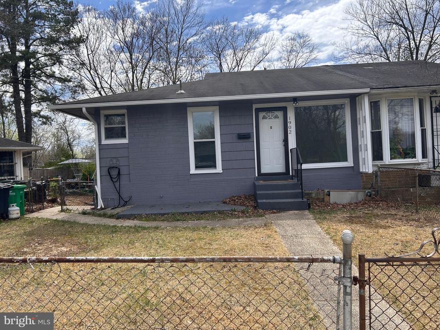 A 4 Bedroom and 2  Full bath, with a walkout basement, fully renovated with new appliances, including a washer and dryer in the basement. The  basement has a bedroom  with additional room which could be used as a quiet room or  storage. Conveniently located in Palmer Park  along the bus route, one block from Wayne Curry Sport and Learning Center and at equidistance to Woodmore Towne Center, Largo Town Center and The New University of Maryland Capital region Hospital and Keiser Permanente.  In a prime location with access to most of the essential amenities of the community, including Parks, libraries, many drug stores, grocery stores, Largo Metro Station, Landover Metro Station, Garrett Morgan Metro Station,  New Carrollton Metro Station, Costco, BJs, Wegman, Three Shopper, Giant, Weis and many more to mention a few.  Make It Your Home Today.