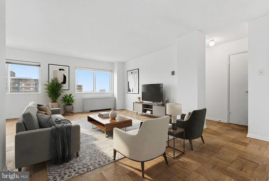 Welcome to University Towers—enjoy easy, low-maintenance living in this 14th-floor residence at 1121 University Blvd W #1407. This spacious 1BR/1BA home offers approximately 772 sq ft and an elevated vantage point that fills the space with natural light and relaxing views. Freshly painted throughout, the unit feels bright, clean, and move-in ready. The kitchen is equipped with a brand-new dishwasher installed in 2026.
Ideally located with Wheaton Metro Station (Red Line) just about a 4-minute drive away, plus quick access to the Capital Beltway (I-495) for easy commuting. You’ll be minutes from Westfield Wheaton, local shopping centers, restaurants, and everyday conveniences, as well as about a 5-minute drive to Holy Cross Hospital.
Directly across from the scenic Sligo Creek Trail system, enjoy walking, biking, and peaceful outdoor recreation right outside your door. The condo fee includes all utilities and access to great community amenities including a party room, outdoor pool, tennis courts, and building security—offering comfort, convenience, and value in a prime Silver Spring location.