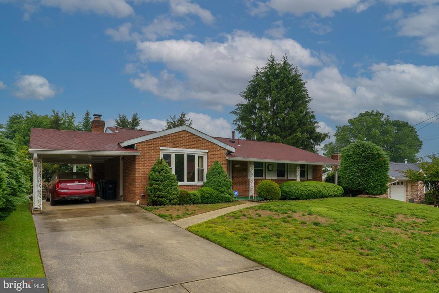 This spacious rancher is full of potential and waiting for its next chapter! Set on a generous lot, it offers 4 bedrooms, 2 full and 1 half baths, a fully finished basement, and a bright sunroom perfect for relaxing or entertaining. A cozy fireplace adds charm, while the newer roof provides peace of mind. The backyard is a true highlight—nicely sized, complete with two storage sheds, and ideal for outdoor enjoyment. Located within walking distance to schools and close to shopping and major routes. Plus—NO HOA! Bring your ideas and make this classic home your own.