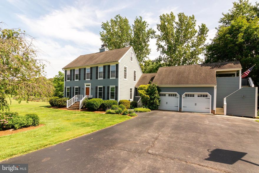 This is the one you have been waiting for! Gorgeous piece of property in Saint Margarets/Whitehall Beach. Incredible landscaping on 2 acres, hydrangeas, echinacea, daylilies, iris', mums galore bloom all fall, dahlias, hosta, sedum, peonies, azaleas, black-eyed susans everywhere, an apple and fig tree, strawberry and rhubarb patch, 2 blueberry bushes, paver walkways, 2 decks, 3 sheds for all your outside needs and an incredible fenced in garden area fully planted and in full bloom for you to reap the harvest all summer and into the fall. 4 bedrooms upstairs, remodeled hall bathroom, en-suite primary bathroom, large family room off kitchen with quarter sawn oak flooring and custom built-in, formal dining room, formal living room with wood burning fireplace, kitchen, mudroom with 3 custom built storage lockers/storage under, 2 car attached garage with bonus room above.  All new fiber cement siding in 2016 with all new PVC trim boards, new fascia boards,  new shutters, new gutters with downspouts, new gutter covers, Two zone Trane HVAC with upstairs unit brand new in 2019, brand new water pressure tank, the list of improvements and upgrades is extensive.  All decking just re-stained and the basement is almost entirely finished with large family room with pellet stove, exercise area, laundry room and game room with pool table that conveys . Agent has financial interest and is related to owner.