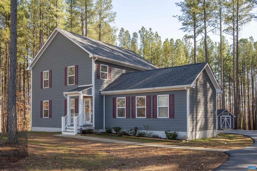 Discover the epitome of comfort and style in this stunning 3-bedroom, 3.5-bathroom home located in the sought-after Hancock Farms community.  Boasting both a main-level and upstairs master suite, along with a spacious guest suite, this residence offers versatility and luxury. The kitchen features stainless steel appliances and quartz countertops, and the open concept makes the home excellent for entertaining.  The large 2-acre flat lot provides a perfect canvas for any backyard dream - from a cookout on the back deck, to a cozy evening of roasting marshmallows around the firepit.  Unleash your green thumb in the garden space and greenhouse, or take advantage of the garage and shed for all your home projects.,Quartz Counter