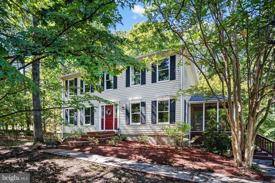 Nestled in the serene Hare Glen, this exquisite Colonial home offers a blend of elegance and comfort. Spanning nearly 2 acres, the property is enveloped by lush landscaping and mature trees, providing a tranquil retreat that feels both private and inviting. Step inside to discover a thoughtfully designed interior featuring rich hardwood floors and plush carpeting that create a warm ambiance throughout. The heart of the home is the spacious kitchen, complete with a central island, perfect for culinary creations and casual gatherings. With four generously sized bedrooms and two and a half bathrooms, this residence accommodates both relaxation and functionality. The fully finished basement offers additional living space, complete with walkout access, making it perfect for entertaining or as a private retreat. Outside, enjoy the expansive deck and screened porch, perfect for dining or unwinding while surrounded by nature. The property also features convenient outbuildings and well-maintained sidewalks, enhancing the overall charm. Experience the luxury of a peaceful lifestyle, where every detail has been curated for comfort and style. 4 upper level bedrooms and tons of space in the lower level! Schedule today to view this home.