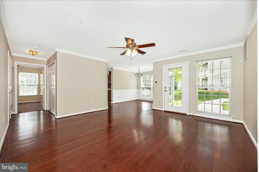 PRICE ADJUSTED! Open House Saturday April 9 from 1-3 PM. Welcome to this beautifully remodeled and well maintained first-level condo with private access, a spacious layout, two-bedrooms and two full bathrooms tucked away in the sought after Whittier community. Enjoy the convenience of one-level living and an abundance of amenities as you settle in to this spacious home featuring a private rear entrance, assigned parking, lots of natural light, patio, hardwood flooring, fresh paint, and a unique floor plan to suite your lifestyle. Remodeled in 2019, the thoughtful layout includes a bright and inviting primary suite with a walk-in closet and private bath, a versatile den/office or breakfast nook off the kitchen with built-in cabinetry, a separate dining area, a generously sized second bedroom, and a second full bath. A dedicated laundry closet and additional storage add to the home’s functionality. Enjoy all that Whittier has to offer, including multiple pools, playgrounds, walking and biking trails, a pavilion, fishing pond, and basketball and tennis courts, plus nearby shopping centers for everyday convenience. Located just minutes from Historic Downtown Frederick, where over 200 specialty shops, art galleries, and restaurants create a vibrant and walkable destination. Easy access to Routes 15, 70, 340 and 270 makes commuting a breeze.