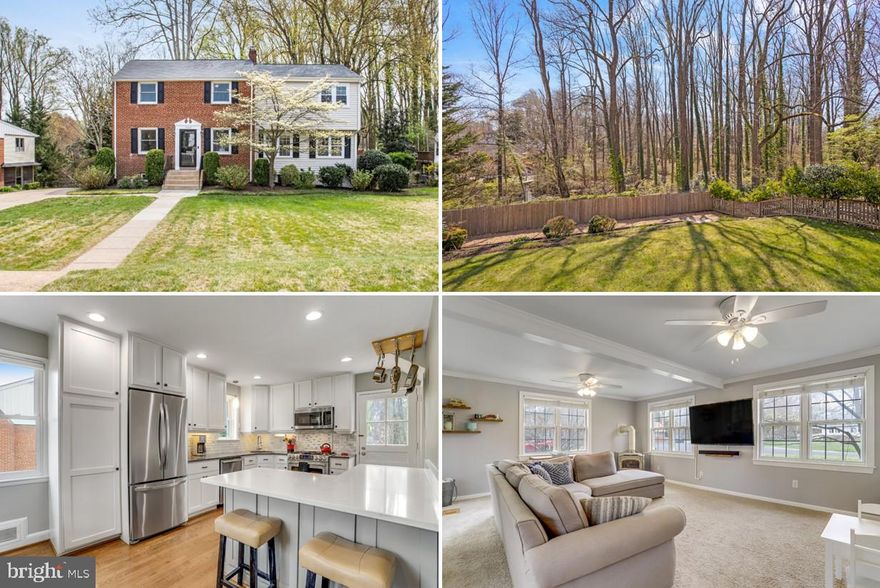 Open Sunday 2pm-4pm* Welcome to this beautifully updated and expanded colonial on a premium cul-de-sac lot inside the beltway with a must-see backyard oasis. The home has been meticulously maintained and includes upgrades galore that are sure to impress.  Key improvements include: *Upper-level addition (approx. 400 sq ft) with new primary bedroom, bathroom, and walk-in closet (2019), Added screened porch (2019), New roof & gutters (2019), New electrical panel (2016), New windows (2016), New Fence (2017), Expanded kitchen (2021). Other recent improvements include fresh paint, upgraded lighting, gas line to grill, new blinds, new stairs in backyard, extensive landscaping, and much more!  

The main level features beautiful hardwood flooring, an open kitchen with updated cabinetry, quartz counters, and stainless appliances that opens to the dining area and has direct access to the deck.   The main level also includes a living room and spacious family room addition with gas fireplace and access to the new screened porch.  The expanded upper-level features 3 bedrooms, an office, and 2 full bathrooms.  The finished walk-out basement features a large rec room, full bathroom, laundry, and two unfinished storage rooms. The fenced rear yard includes an expansive deck, screened porch, and patio overlooking the mature landscaping and perfectly manicured lawn – lots of room to run and play.  All of this just minutes to major commuting routes, restaurants, shopping, 395, Arlington, Alexandria, Mosaic District, Tysons, DC and so much more! Schedule a tour today! 

*NOTE – property is configured as a 3 bedroom.  4th bedroom was converted to an office and used to access primary suite*