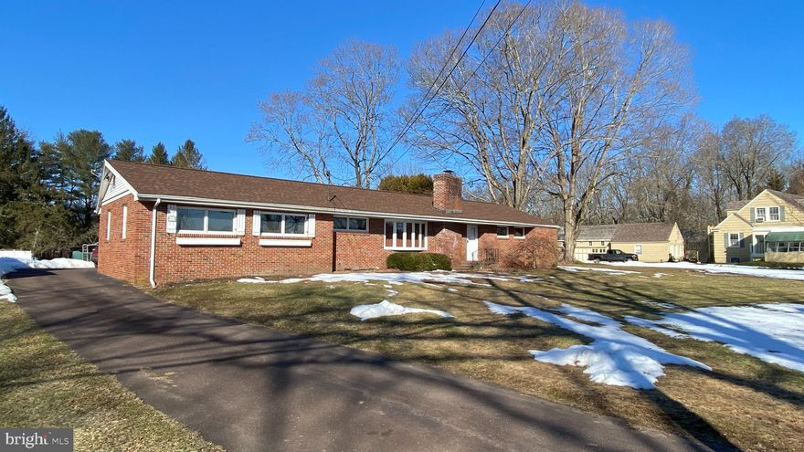 First time ever on the market!  If you love beautiful views and private access to the Delaware River for boating, tubing and fishing, this property is for you!  This three bedroom, one bath solid brick ranch home with full, unfinished basement is on just under an acre.  Oversized two-car garage, carport, separate 2-story studio/workshop building, koi pond and an in-ground pool are just a few features of this very special property.  Located in a beautiful area of Bucks county, walking/biking distance to the Delaware Canal Path, Tinicum Park, and Frenchtown.  Please do not enter driveway without an appointment.