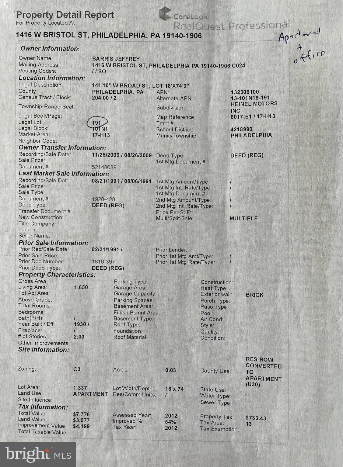 HUNTING PARK - Commercial Sale