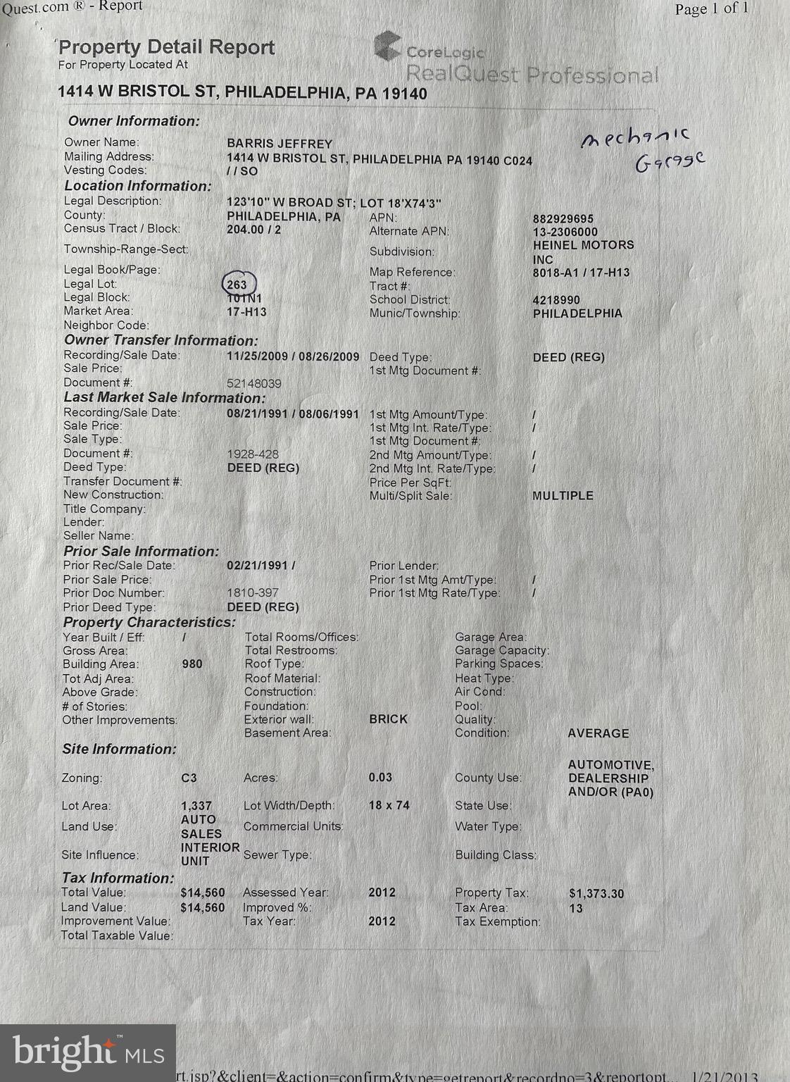 HUNTING PARK - Commercial Sale