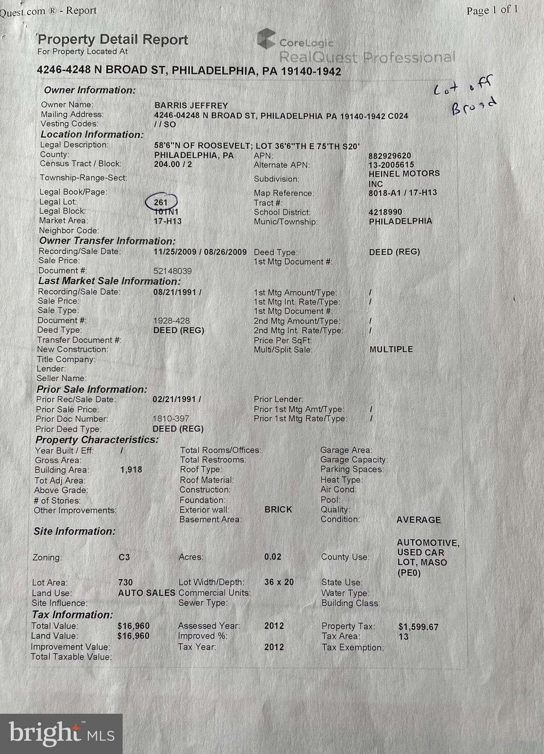 HUNTING PARK - Commercial Sale