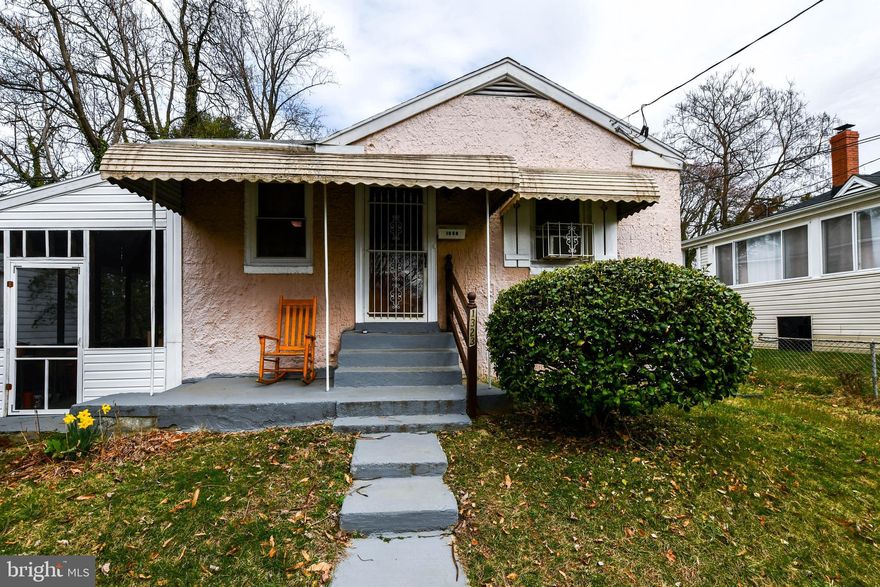 A fantastic opportunity to own a detached 1 level house with a basement in an established neighborhood with off street parking. This home is situated on over 6,100 sq feet of land including a fenced in backyard with shed, and side porch.  This home is being sold AS IS. 2 bedrooms and 1 bath on the main level with 2 bonus rooms in the basement that could be turned into bedrooms, a family room, laundry room, 1 full bath, with a walk-out side door access to yard.   The home has plenty of room for expansion.  Schedule a viewing today and experience the beauty and charm of this fantastic property.