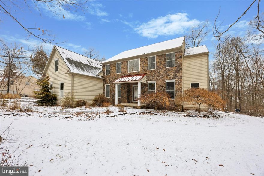 This 5,000+ sq. ft. home is the centerpiece of this quiet, private 1.5-acre country retreat, and it is nothing less than remarkable at every turn. Yes, it offers 4 bedrooms, two full baths and two half baths – but it has so much more than most of the other homes in this region – especially outside. This home is literally nestled in its own wildlife retreat. It is common to see all types of wild birds including owls and Bald Eagles… not to mention the fox, deer, and other types of Pennsylvania wildlife which roam freely nearby. There is even a cozy rock for relaxing as you overlook the small creek where you can catch your own minnows for fishing, and the abundant fireflies offer their own spectacular display on warm summer nights. The wooded area on the property has been professionally harvested to clear dead or dying trees to allow for healthy regrowth. As mentioned, the home offers 4 bedrooms, two full baths, and two half baths. Additionally, you will love the views from the home office and nook that offers a multitude of possibilities for use. The main floor also offers a vaulted living room, large eat in kitchen with pantry, and an extended bump out which offers spectacular views of the back yard. The dining room and front sitting room finish off the main level. You will appreciate the large, finished, walk-out basement which even boasts a sauna to relax after you have enjoyed the natural beauty which encompasses this home. The lower level also offers a bonus room that could be used as a 5th bedroom and ample storage space. The double staircases to the second floor of this home also add a special touch of class to a home of this size. The upper level features a large primary bedroom suite with a sitting area, large bathroom with soaking tub and walk-in shower, and you will love all of the storage available in the walk-in closet! The rest of the upper level has 3 additional bedrooms and a full bath as well as a laundry room. You will also love having the extra space available for vehicles and storage in the over-sized 3-car garage. This is no ordinary home, and our words simply do not do it justice. Please schedule a tour of this rare real estate find while you still have a chance!