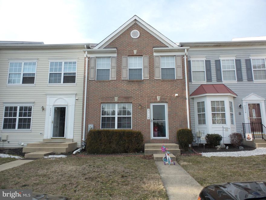 Striking brick front ,well maintained,shows very nice,Warm natural gas heat,fire place,and stove,3 bedroom and 2 full & 1/2 bath townhouse, kitchen w/new SS appliances, Eat in kitcben. w/built in microwave,new laminate floors in kitchen & finished basement. Updated bathrooms,freshly painted and  .Easy access commuter rtes, Available immediately.the landlord requires the tenant to have 680+credit score,good rental referral and income.Masks MUST be worn at all times. No mask, no entry! Practice social distancing by staying six feet apart at all times. Please do not touch anything in the home, including light switches, drawers and doors. If you have any questions, please contact our office at 410 461 7205. Thank you!