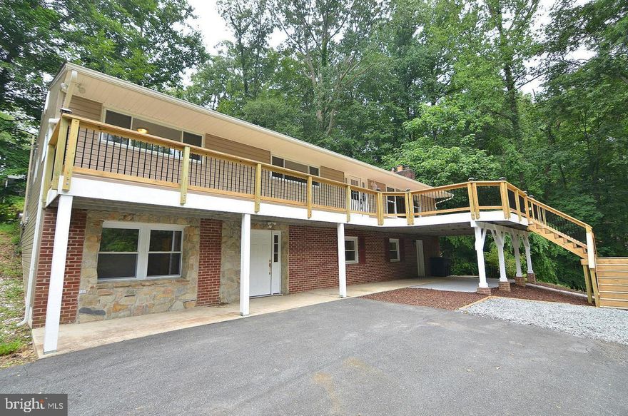 Welcome to 4 Carolina Avenue!
This 4 bedroom home is fully furnished down to the flatware, just bring your clothes and toothbrush! Nestled in a private 2.5 acre lot, perfect for relaxing and is a short drive to all major Bel Air destinations. Professionally decorated, large reclining sofa, 55" TV, 6-person dining with bar seating in the kitchen, stainless steel appliances, and your own full washer and dryer! Off-street parking for 4+ cars, large decks for entertaining, you won't find anything like this on the market today! Furnishings can be removed if required by tenant. Schedule your showing today or contact the listing agent directly for more information. Please check out the short YouTube walkthrough for a tour as well!
The home is split at a multi unit property with the second floor separated from the first floor. Please use the deck steps to access the 2nd floor and unit. Laundry is down the kitchen stairs and is not shared with the other unit. No pets, no exceptions.