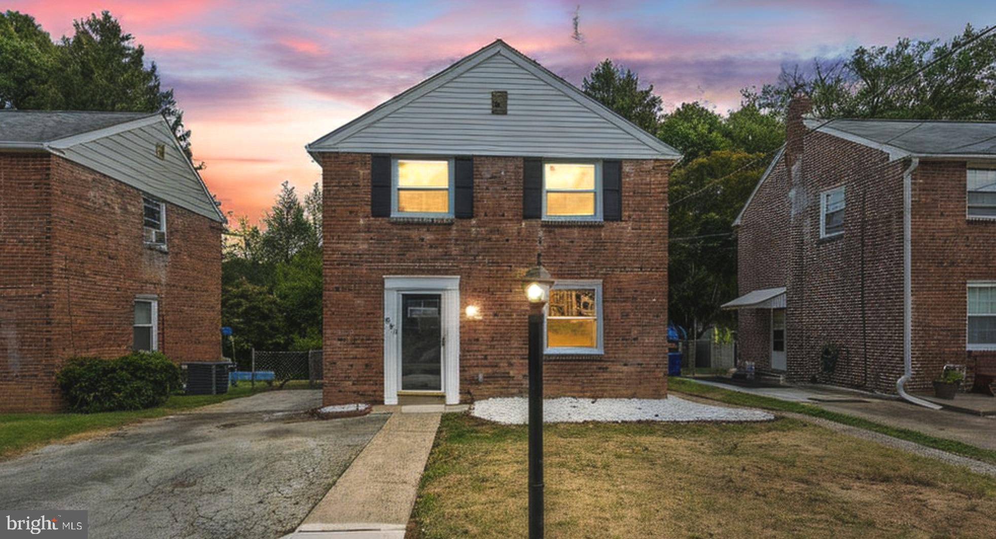 Let’s face it, an updated and attractive single, brick Colonial move-in ready home like this just doesn’t come along everyday, especially at this price point! Pull into the driveway and be welcomed by a warm and welcoming brick exterior, with timeless appeal. Enter the large living room, perfect for gathering or relaxing, hanging out, or doing homework. An adjoining room can be used as a formal or casual dining area, or even a remote work space, because the kitchen has a huge eat-in area for everyday dining. Pretty and plenty of wood cabinets for storage, a built-in microwave, newer dishwasher, granite countertops, and sliding doors to a huge deck is the true highlight of this floor. A powder room completes the level. There are two more side entrances to the house, one off the driveway, and the other on the right side of the house which leads to a mudroom or storage area for coats, shoes, backpacks, etc. Upstairs there are three bedrooms with closets and a full hall bath. If all this is not enough, head to the basement for a fully finished area, ready for you to personalize exactly how you want, along with a separate utility and laundry room. Outside enjoy the private back yard and shed. This home offers both comfort and convenience in a great location, close to major routes and all making it a perfect choice for your next move! Please note: photos with furniture and dusk are virtually staged and enhanced with AI.