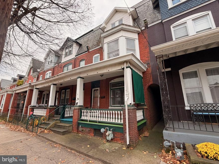 Welcome to 22 Beech Street in the heart of Pottstown Borough — a spacious 3-story brick twin offering 5 bedrooms and 2.5 baths with over 2,000 square feet of living space. Built in 1885, this home showcases timeless character with original woodwork, stained glass accents, and a full-height staircase that greets you in the living room. The kitchen features abundant cabinet space and a vintage layout with room for updates or a complete redesign. The home includes a full basement and sits on a 0.06-acre lot with paved rear alley access to a detached 1-car garage. Property is being sold by HUD and is priced to sell, offering strong upside potential for investors or handy owner-occupants. Located in Pottstown School District, with easy access to Rt. 422, local parks, and downtown amenities. Don’t miss this opportunity to restore and revitalize a classic Pottstown home. This is a Department of Housing and Urban Development (HUD) property (Case#441-766738). 
Important Notice:This property is being sold as-is, with no guarantees or warranties provided. Utilities may be turned off, so please exercise caution when viewing the property. Daylight showings are recommended. All property details, including disclosures, the Property Condition Report (PCR), sale contract, and sale process, are available on HUDHomestore.

Buyers are responsible for any costs associated with activating utilities for inspections, if permitted. If the plumbing system fails the pressure test, water cannot be activated for inspections. Additionally, any required Use & Occupancy (U&O) inspections are the buyer’s responsibility and expense.

For financing and closing, FHA and conventional loans must close within 45 days, FHA 203(k) financing within 60 days, and cash offers within 30 days. The buyer is responsible for all closing costs, including transfer tax. 

This is an Equal Housing Opportunity property.
