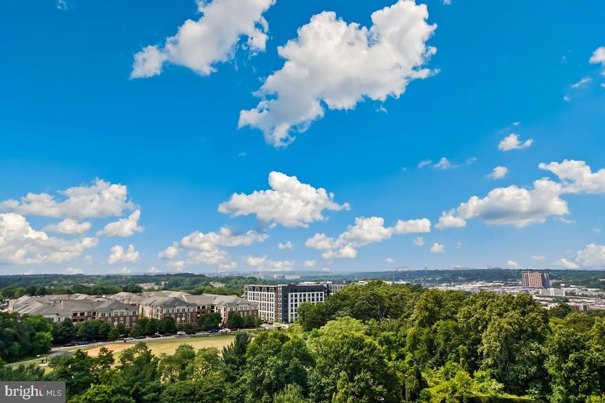 IT'S ALL ABOUT THE VIEW! Welcome to 5902 Mount Eagle Drive, Unit #1503 at Montebello, -- the area's premier "award-winning" luxury condominium!  **** 15th FLOOR /180-DEGREE PANORAMIC VIEWS as-far-as the-eye can see, -- including VIEWS OF THE POTOMAC! **** •1-BEDROOM PLUS DEN (OR BR #2), w/1.5 BATHS: One of the most versatile floor plans. Though per the tax record is recorded as a 1-bedroom home, this feels like a 2-bedroom home. The den can easily be converted to a bedroom. •MOVE-IN-READY:  Numerous upgrades and improvements. Including completely renovated kitchen and baths, upgraded sun/Florida room glass enclosure, HVAC system, flooring, lighting, tastefully painted and more!  •ENTRY FOYER: Bright and spacious w/large coat closet, plus walk-in storage closet. •LIVING ROOM: Plenty of wall space for optimal placement of sofa and entertainment center. •SUN/FLORIDA ROOM/SCREENED-PORCH: Additional living space opening directly from the living room, with sweeping 180-degree panoramic views. ***** GLASS ENCLOSURE REPLACED/UPGRADED, including w/ceramic tiled floors, - A $20,000 ADDED VALUE! ***** Ideal for pets and plants.  DINING ROOM: Easily accommodates table/seating for six or more, plus buffet and/or china cabinet. •KITCHEN: Beautifully/completely renovated. Features upgraded cabinetry w/under cabinet lighting, upgraded countertops accented by glass tiled backsplash, deep/wide undermounted stainless-steel sink, and upgraded stainless-steel appliances and lighting. Very practical/functional layout w/plenty of workspace. •PRIMARY/MASTER BEDROOM: Exceptionally spacious w/room for king-size bed, furniture, and sitting area. Plus, features mirrored dressing area, w/upgraded extra-tall vanity, large/deep walk-in closet and second extra-closet, both w/custom organizers. •PRIMARY/MASTER BATH:  Beautifully and completely renovated. Featuring upgraded/heavy-duty shower/tub w/tiled walls, tiled floors, and upgraded X-tall vanity. •DEN OR BEDROOM #2:  Ideal for guests, home office or 2nd bedroom. •GUEST/HALF-BATH: Completely renovated with upgraded vanity, flooring, and lighting. •LAUNDRY:  Upgraded front loading washer/dryer in unit. Plus, the building offers X-large commercial washer/dryer for over-sized items. •HVAC AND UTILITIES: NEW/UPGRADED HVAC IN 2025, w/semi-annual inspection included in condo fee. Hot/cold water also included in condo fee. Electric billed separate w/Dominion Energy, and Verizon FIOS and Cox Cable both available for internet, TV, and landline phone. •PARKING:  More than ample parking. PLUS, electric vehicle (EV) charging stations! •EXTRA-STORAGE: Building 5902, Level B2, Room 6. •METRO: Free shuttle included in condo fee or just a 10-minute walk to Metro! •ABOUT MONTEBELLO: The area's premier award-winning luxury condominium! A multi-generational community of about 2300 residents within the larger Alexandria-Washington metropolitan area. For this diverse community, Montebello offers numerous amenities, activities, and clubs for many varied interests. MONTEBELLO IS AN EXCEPTIONAL VALUE, IS WELL-MANAGED AND HAS NEVER HAD A SPECIAL ASSESSMENT!  A gated community of mostly 35-WOODED ACRES. Amenities include FREE SHUTTLE OR 10-MINUTE WALK TO METRO, including shuttle to major area shopping centers, EV charging stations, indoor/year-round salt-water swimming pool, outdoor swimming pool, fitness center, tennis courts, pickleball, basketball, walking/nature trails, picnic/grilling areas, playground, bowling alley, game room, hobby rooms, party rooms, on-site restaurant/cafe bar, convenience store w/dry-cleaning service, hair salon, and more! Beautiful grounds and common areas, pet-friendly w/dog park, on-site management, engineering, housekeeping, maintenance, and 24-hour gate and grounds patrol. NEW MONTEBELLO COMMUNITY CENTER NOW OPEN - AN ABSOLUTE MUST-SEE ON YOUR VISIT!  NOTE: Montebello is a non-smoking community. ALL REASONABLE OFFERS CONSIDERED.