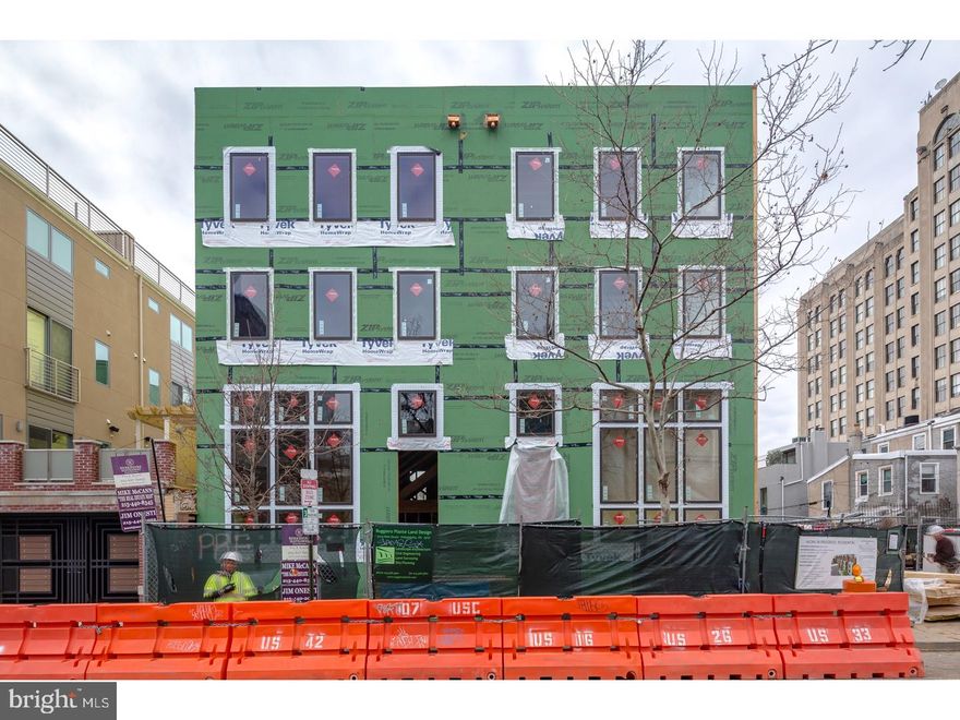 One of a kind new home with 4 bedrooms, 4 full baths, 2 half baths, plus a media room and 2 office spaces.... You cannot find a home like this anywhere in Center City.  27 foot wide floor plan on most levels...10-year Tax Abatement-Pending, Huge roof deck, 2-car parking, Large deck off of the luxurious kitchen, ELEVATOR, massive Marvin windows throughout, and the most spectacular views stating at the 1st floor all the way up to the roof deck!  Still time to customize and pick finishes if you like. Amazing floor plan all within the Greenfield School Catchment in the Logan Square area of Center city Philadelphia, walkable to Rittenhouse Square. Top of the line design and construction by the city's premier architect and developer. The designer kitchen has sub-zero and Wolf alliances, amazing stone counter tops and a huge deck for entertaining. Tall ceiling heights, smart home technology system included, phenomenal views and more. Energy Efficient Dual HVAC Systems. Security Alarm with 2 Keypads. Video Intercom System & Home automation system. 8' Solid Core Interior Doors. Wood Stairs with stained risers and treads. Monthly private trash fee of $22.50/month. Take advantage of this once in a lifetime opportunity while it still lasts. These homes are selling quickly... Come visit our showroom to view selections!  Walk to the Comcast center, Rittenhouse, Fairmount Park, Riverwalk and more.