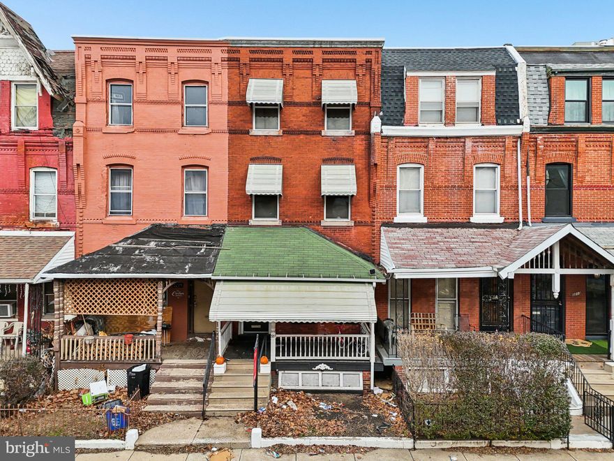 Don't miss this fully rented triplex rowhome in the secluded Strawberry Mansion area of Philadelphia. This spacious multi-family home features three 2-bedroom units, off-street parking for 2 vehicles and a small roof deck. Other features include central A/C and a full basement great for storage. Mortgage savings may be available for buyers of this listing.