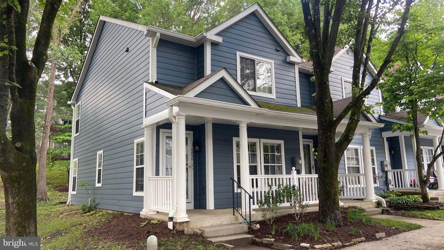 Charming 3 bedroom 2.5 bathroom two story condo in Dorsey Place, Ellicott City. This end unit home features a front porch perfect for a couple of rocking chairs. Step into an open floor plan first level with lots of space to entertain. Eat-in kitchen, pass through counter. A powder room is also on this level. The second floor features 3 bedrooms and 2 full bathrooms. A washer and dryer is also on this level for your convenience. This is a smoke free property. No pets. A 650+ credit score is required.