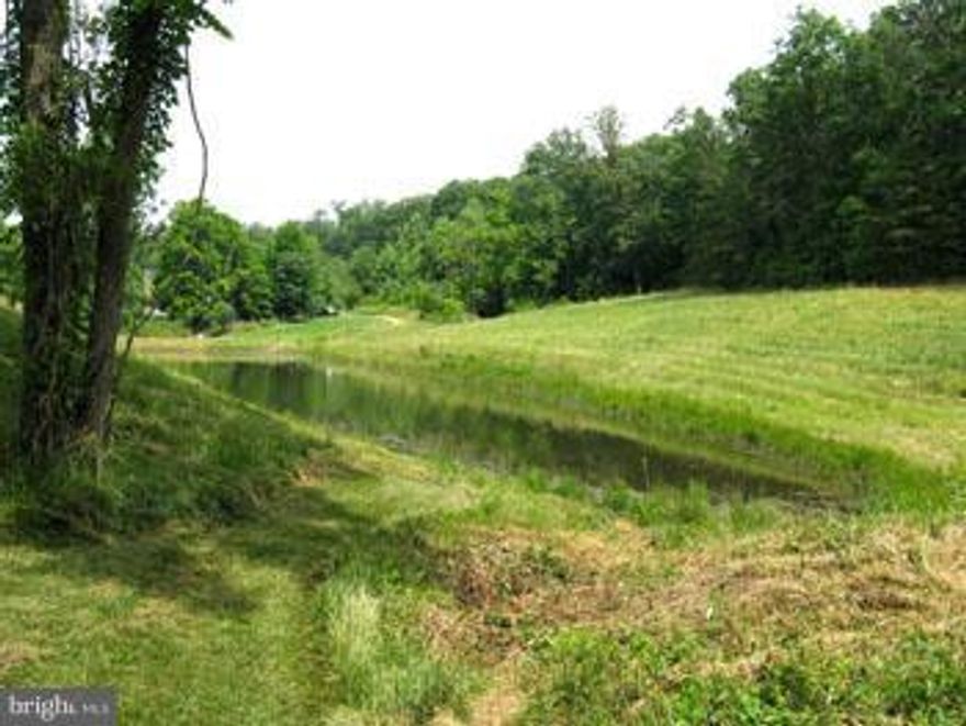Minimal Restrictions w/ no HOA.  Shed & pond on the property.  Sign at lane is pointer. Land starts back the lane where blacktop starts & continues past the Contemporary home to the pond just past the curve.  Paved lane is part of the property, so boundary line goes close to the house. Located near the Morgan/Berkeley County Line for easy commuting.  Seller/Listing Agent related.