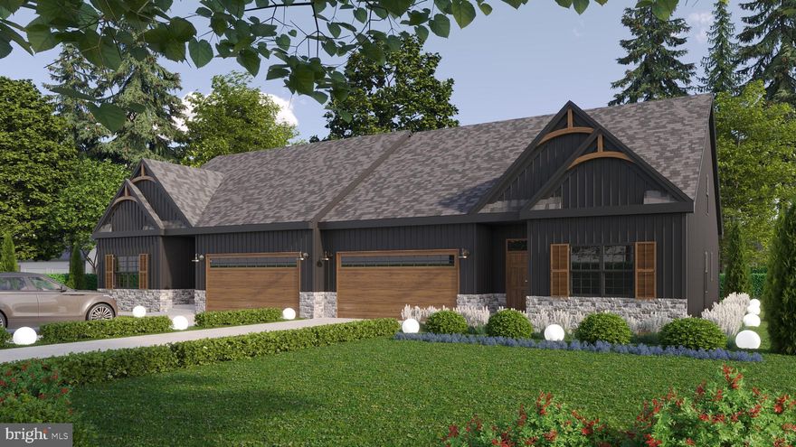 Now Available with all the upgrades and finishes!  Estimated Completion Date of March 1, 2024!  First-floor, low maintenance living just minutes from the downtown area of Shepherdstown!  Love where you live and enjoy a short stroll or bike ride to town, new library, Morgan's Grove Park, local schools, Shepherd University, and all the quaint shops and eateries.   This 4 bedroom, 3 bath villa floor plan offers first-floor living accented by impeccable finishes.  High ceilings, luxury vinyl floors, quartz countertops, stainless appliances, and an incredible flow throughout!  The open kitchen floorplan connects the living room and the eat-in kitchen which is highlighted with a nicely-sized kitchen island, farm sink, black stainless upgraded KitchenAid appliances set for refrigerator, dishwasher, stove and a double oven.  The living room offers nine-foot ceilings and a gas fireplace with designer brick work and access to the rear covered, screen porch that's perfect for outdoor serenity or entertaining.  There is a conveniently located laundry room located just off the primary bedroom.   The spacious primary bedroom suite offers a walk-in closet, cathedral ceilings, brick accent wall and adjoins the primary bathroom.  The primary bath is tiled and has a double vanity and a separate tub and glass-enclosed shower.  Continuing on the main level, there is a second and third bathroom both complemented by ample closet space and a full bathroom with tub and shower.   Upstairs, you will find a finished fourth bedroom with its own closet and a full bathroom with tub and shower.  A two-car garage completes this newly built villa.   (All pictures shown are similar in likeness and finishes to each unit being constructed. )  Book your showing today while these villas last!