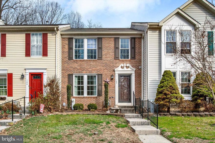 JUST LISTED! Come and see this three level brick front townhome just listed in Forest Hill. This home features a bump out on the main level adjacent to the kitchen for extra living space. The kitchen walks out to an elevated deck in rear. Level rear yard, backs to trees. One owner from new, well cared for and ready to move in. COME AND SEE TODAY!