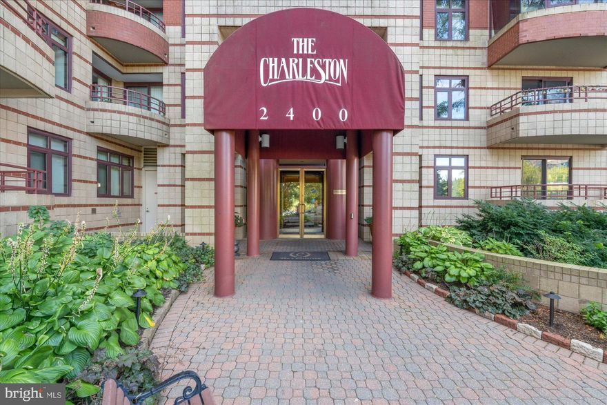 Welcome to The Charleston unit 606.  Open Sunday 11/2 from noon to 2pm.

Beautifully Updated with spacious rooms and Luxury Vinyl Plank Floors (2021) throughout except Baths which are Ceramic Tile. Updated Kitchen including Lovely White Cabinetry (2021) and Quartz Countertops that show off the Stainless Steel Appliances, including the LG Counter Depth Refrigerator (2023) New Smooth Top Range (10/2025) and New Dishwasher (10/2025) and Fresh Paint Throughout (10/2025). The Large Living Room with Adjoining Dining Area also has access to the Sunroom/Balcony/Den. This space is a wonderful sitting area and also makes a great home office! The Primary Bedroom features a Walk In Closet with Custom Organizers (2021), the Washer/Dryer (2022) and the Updated Primary Bath. A second bedroom is also very spacious with Custom Organizers in the closet (2021) and another private updated bath. This unit comes with TWO parking spaces!! You also will have a storage space (#27) off the main level hallway. The Charleston has on-site management and a front desk attended 7 days a week. There are wonderful amenities including the outdoor pool for summer fun and a new Fitness Room (2024). Electricity is currently fixed at $53.33 for this unit. The condo fee includes everything else except your cable/internet. Amazing location one block to Courthouse Metro and an 8-minute walk to Clarendon Metro (both Orange and Silver Lines) and 1 mile to Rosslyn Metro's Orange, Silver and Blue Lines. Surrounded by so much amazing shopping, restaurants, and entertainment options including Whole Foods, Trader Joe's, Starbucks, Life Time Fitness, Soul Cycle, Barnes and Noble, AMC Theater, The Apple Store, Pottery Barn, Rocky Run Park, Courthouse Farmer's Market, and so much more! What a great Lifestyle! (Please note that the photos are from before the Seller moved out)
