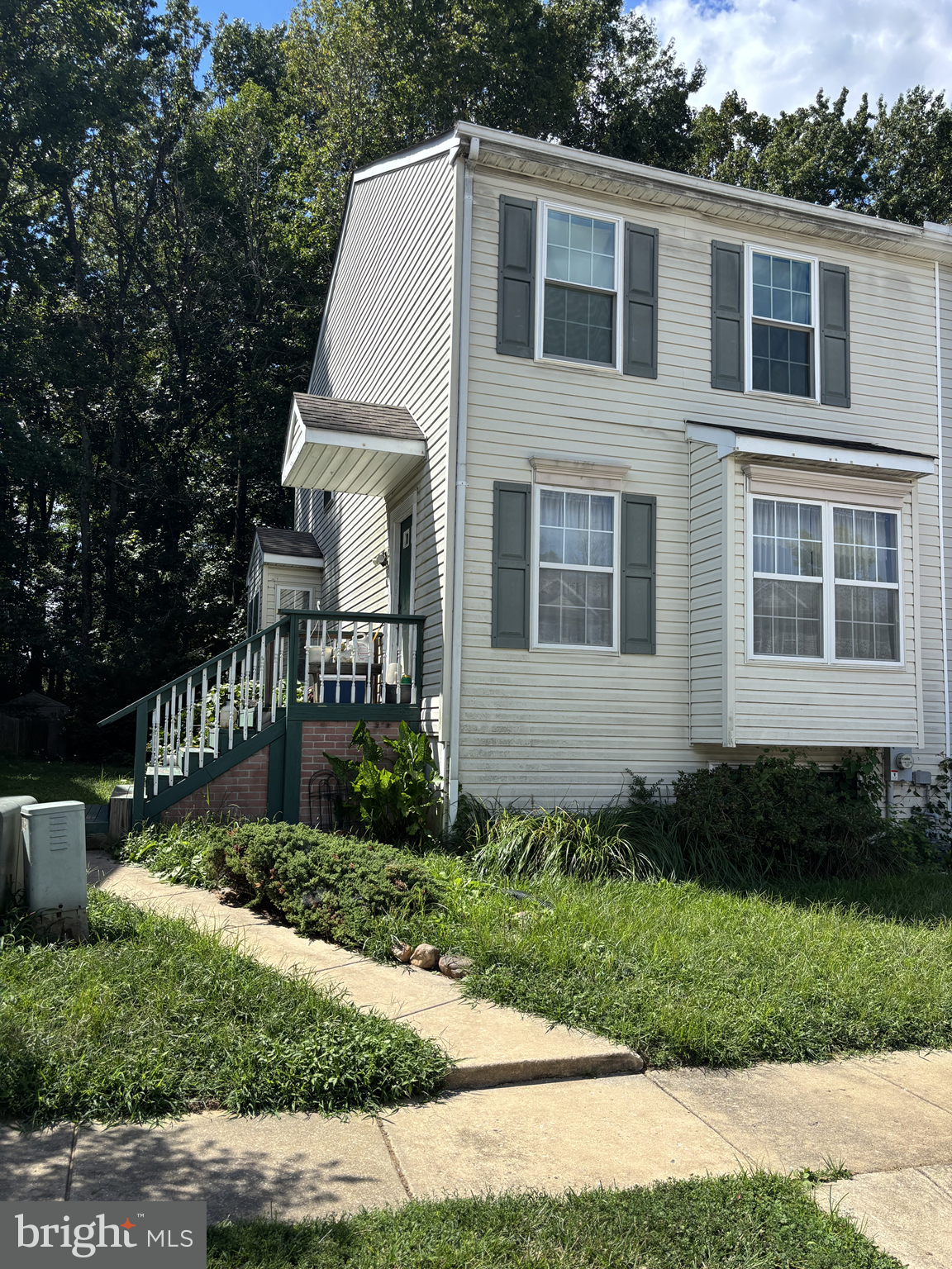 This spacious end unit town home just needs a little love! Large living room with bay window has carpeting. The kitchen has been updated over the years to include an extra area of cabinets to give you even more storage space. There's another bay window in the eating area. Upstairs you'll find 2 bedrooms, 1 an ensuite and the other has an adjoining bathroom that also opens to the hall. The basement is ready to be finished and is partially framed and has an egress window. Most of the windows have been updated but there's a few left that you'll want to tend to. So much potential here and all at a great price!