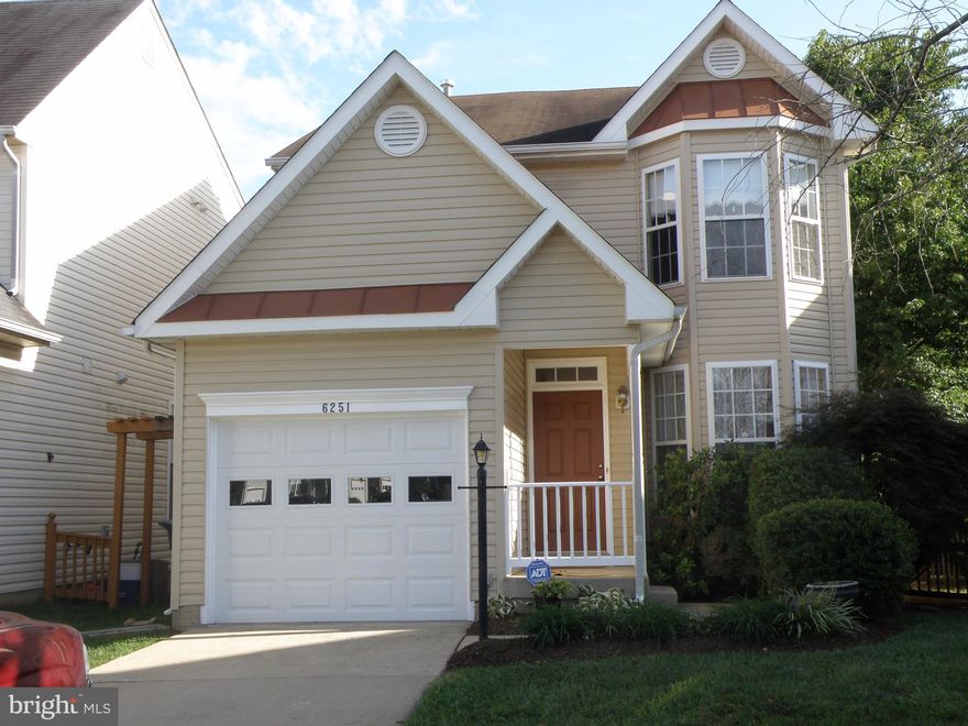 Larger than it looks...3.5 bathrooms with 2 level bump out. Walk up basement to large level fenced backyard. Mature trees provide privacy to the open deck. Some new paint and all new carpeting...Furnace and Ac only 4 years old....Home warranty. Vacant and ready for move in....