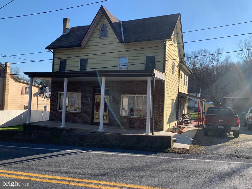 Welcome to this lovely home in the quaint Village of Branchdale that has been well cared for and family owned for the past 36 years. There is over 2,000 square feet of living space with 4 bedrooms and 2 full baths. As you go through the vestibule to enter the home you will appreciate the etched glass, original woodwork  and old world charm that extends throughout much of the home. You will then enter into the living room that offers a newer tin ceiling and pellet stove to warm you up on those cold winter nights. There is an ample sized dining area with tile floors and an open concept that flows into the nicely updated kitchen with granite counters, sink faucet with Touch 2 0 technology, built in appliances and an island with a built in cook top range and prep sink. Just off the kitchen is a heated all seasons room that leads out to the lower level deck. There is also a bedroom located on the main floor with a full bath. Upstairs there are an additional 3 bedrooms, a large laundry room and another full bath with a walk in shower as well as a jacuzzi tub. In addition there is access to the second floor deck to enjoy your morning coffee or just sit out and relax. With a large walk up attic you will have plenty of room for storage as well as the potential to add additional living space. Outside you will find 2  storage sheds  and a large level lot that extends back to the road behind the house. The current owners park 2 cars back to back in the driveway along the home. (Please note that the garage to the right is NOT a part of this property) but there is an opportunity to add additional parking and build a garage in the rear of the home from St Mary's Ave. This home is located just across the street from the well kept and nicely manicured All Wars Memorial Honor Roll that is proudly featured on the Townships website page. Sit on your own front porch and enjoy the Memorial Day Parade and festivities this small town has to offer. Schedule you showing today!