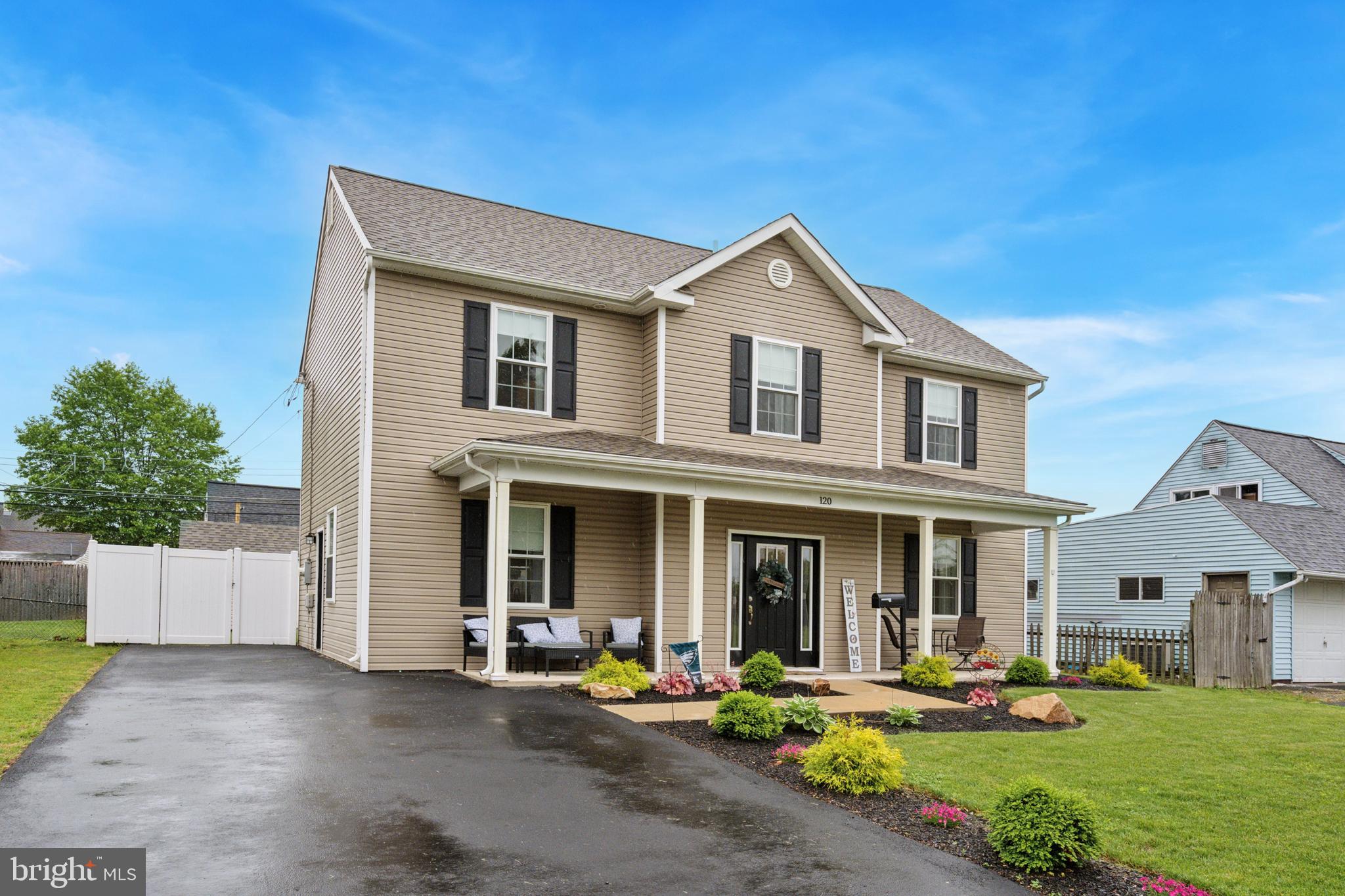 Welcome to this beautifully maintained 4 bed 2.5 bath home in Falls township. Step inside and you’ll immediately appreciate the modern finishes and thoughtful layout, the main living space features an open-concept design with updated flooring, neutral paint tones, and recessed lighting that creates a warm and inviting atmosphere. The kitchen shines with white cabinetry, stainless steel appliances, and plenty of counter space ideal for cooking and entertaining. Fantastic LVP flooring is layered throughout the first floor and a second living area provides flexible space for a home office, playroom, or cozy den. Upstairs, you’ll find four generously sized bedrooms including a primary suite with its own private bathroom and large walk in closet. Outside, enjoy a fully fenced backyard perfect for summer BBQs, playtime, or relaxing evenings. The sliding glass doors off the living room offer easy access to the yard and flood the space with natural light. With a large shed for storage, and plenty of parking this home is sure to impress! Across the street from Penn Valley Elementary, and close to route 13 and 95, schedule your showing today!