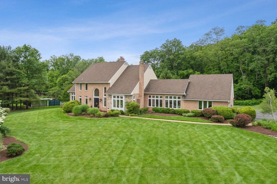 PRIVATE 2 ACRE LOT on CUL-DE-SAC IN THE HEART OF POTOMAC! Immaculate 3-level Colonial! Soaring ceilings, tons of sunlight, scenic vistas, HUGE dining room that will seat 14+, eat-in gourmet kitchen opens to family room with fireplace, 1st-floor owners suite with luxury bath, walk-out light filled Lower Level.  Let yourself unwind enjoying the gorgeous views from the expansive deck and patio (redone in 2022)!  The Main House has 3 Bedrooms Upstairs, an Owner Suite on the Main Floor,  another possible 2+ Bedrooms in the basement, and a studio apartment over the garage. This elegant flowing floor plan and serene backyard with a swimming pool (new in 2018) are much to be admired.  Brand new carpeting, two new water heaters, and so much more.  This resort-style living is, ideally located only minutes from Bethesda and the interstate corridor.