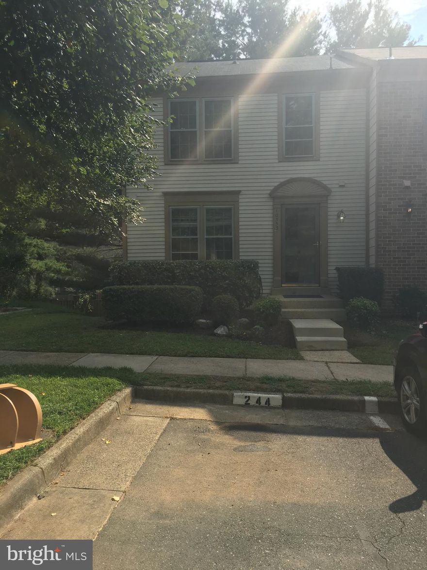 End Unit Townhouse in the Colony Park Sub. All flooring & tile ! Kitchen w/white cabinets New Refrigerator,Stove, Microwave, Dish-washer , Washer, and Dryer. Formal dinning room lead to step down " baby grand piano" size living room. W/O RR to oversize fenced rear yd! Parking space#243 and many unmarked space if needed.