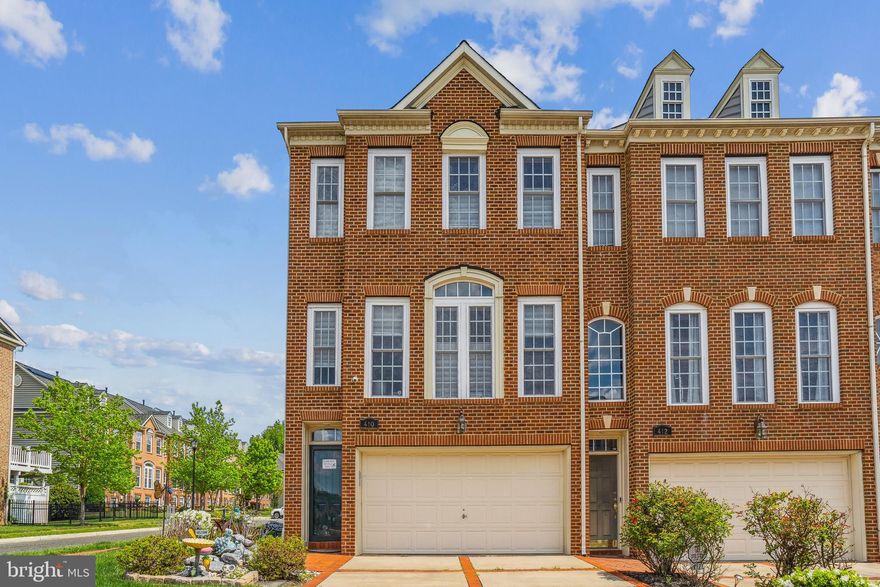 Welcome to 410 Esmond Pl 

This beautiful three sided brick end unit townhome is a must-see for anyone seeking luxury
and classic design in the most desirable location of Prince Georges County. 3 nice size bedrooms 3 full 1 half baths w garage parking for 2.Pack your bags and move into this beautifully updated/renovated home in the gated golf course community of Oak Creek that shows like a model! This spectacular gated
community is monitored by gate guards 24/7. This magnificent property features
the highest standard of quality craftsmanship and finishes and boasts over 2032
square feet of living space and an abundance of modern luxuries. The floor plan is
thoughtfully laid out for elevated living and offers flexible spaces for formal and
casual gatherings alike. Enjoy hardwood floors, built-ins, extensive molding and
trim, and more. The renovated kitchen is equipped with modern quartz and a
waterfall countertops with top-of-the-line appliances, making it perfect for
preparing delicious meals for your loved ones or family gatherings. No detail where
overlooked in this meticulously transformation to a modern showplace.
This amenity filled community at Oak Creek features miles of trails, a swim and
tennis center, on site conference room, community room, tot lots, on site
restaurant, 18 hole golf course and more! Dont miss your chance to view this
stunning home