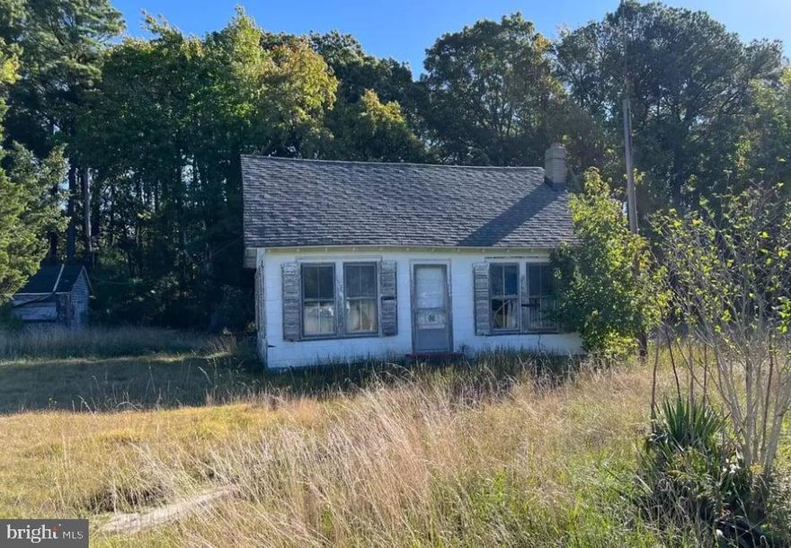 Discover your own slice of tranquility on this 2.75-acre property located in the Neck District of Cambridge in Dorchester County. Ideal for nature lovers and hunting enthusiasts, this property offers abundant wildlife and a peaceful rural setting.

The property features a small, structurally stable home that is ready for your vision. While the home requires a full renovation, it provides a solid starting point for a weekend retreat, investment opportunity, or future residence. A shallow well is  in place; however, the home currently does not have running water or a bathroom, and a septic system will be needed (perc test has been applied for).

With 2.75 acres of land and endless potential, this property is perfect for those looking to create their own private getaway on Maryland’s Eastern Shore. Bring your imagination and make this property your own!