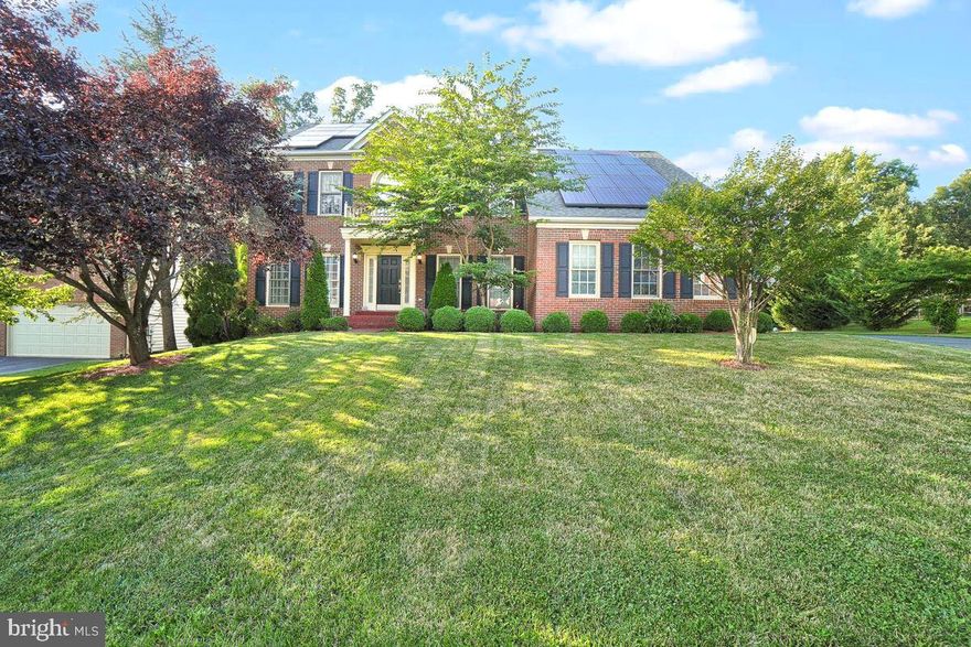 Spring Ridge community offers many amenities: from a large clubhouse,four pools, three tennis courts, soccer field, gaga pit, two basketball courts, nine playgrounds, hiking trails and over 20 miles of paths/sidewalks as well as 200 acres of open space. Annual community events: Spring & Fall festivals, 4th of July bike parade, concerts, youth soccer leagues, swim teams for all ages, weekly food trucks and more! Spring Ridge is home to a fire station, shopping center, gas station and an elementary school. Community is conveniently located near I 70, 270, 15 and only 3 miles from beautiful historic downtown Frederick! All this before you step foot into your Gorgeous colonial from the moment you walk in you are greeted with a stunning 2 story high ceiling foyer with hardwood floors.The main level of your home offers a formal living room and dining room with crown molding, spacious kitchen with large center island granite countertops, Stainless steel appliances, and a gas stove and lot of cabinets, sun-filled family room with fireplace and cathedral ceiling, private home office with built in bookcases, main level half bath and laundry room. The upper level of your home offers an incredible primary suite walk-in closet, and private full bath. The upper level also has three sizable secondary bedrooms with a full bathroom. The fully finished lower level offers abundant rec areas, home gym, storage, 5th bedroom with full bathroom. The backyard has a large private deck off Kitchen, with the tree-lined of mature evergreen giving the privacy to entertain outside. Side loading car garage and double driveway allows for ample parking. Most of all it is located at the end of a cul-de-sac.