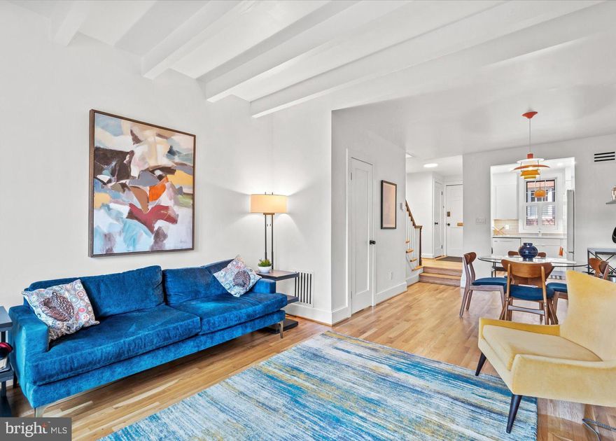 **SELLER AND PREFERRED LENDER OFFERING UP TO 10K IN INCENTIVES**
Come find the ease of city living and comfort in the heart of SouthEast Old Town.  545 South Saint Asaph is a classic 3-level townhome that seamlessly blends modern comfort with timeless elegance. The gleaming hardwood floors throughout the property enhance the recent upgrades to the home. The contemporary all-white kitchen is punctuated with colorful modern fixtures and natural light pouring  in from the shutters. In the living room, exposed brick from the wood-burning fireplace is the perfect statement piece for this open concept main floor.  Step outside the living room to find a serene patio that provides a peaceful retreat.

With 3 bedrooms and 2.5 bathrooms this home offers designated space for living and relaxation. The attic space above the third floor is convenient for extra storage in the home. 

Enjoy the convenience of assigned off-street parking through the charming communal courtyard. Living here means being just blocks away from the best of Old Town Alexandria, including vibrant restaurants, boutique shops, grocery stores, and the scenic riverfront. Walk to King Street, explore historic sites, or take in the waterfront views—all just minutes from your doorstep.