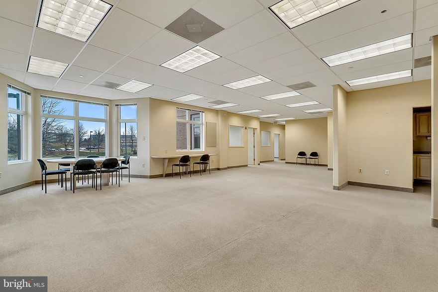 FOR SALE - $417,690 to $946,890 - Perfect office suites for expanding medical practices and professional service firms, such as law firms, information technology companies and brokerage agencies. Don't miss out on this popular office location just off Route 7 where Palisades and Cascades Parkways meet, near Dulles Town Center shopping mall and Northern Virginia Community College Loudoun Campus. Upscale, brightly lit, and fully built-out, this corner space features windows on three sides with plenty of sunlight and lake views. Includes reception area, conference rooms, private offices, break rooms, storage, and utility areas. Busy three story office building is served by glass foyer entrance, common elevators and rest rooms. This listing is comprised of three condominiums that have been built as one larger, flowing office suite. Unit 200 (1,288 sf), Unit 210 (1,512 sf), and Unit 220 (2,210 sf). Units are also listed in separate MLS listings and can be purchased as Units 200 & 210 together, and Unit 220 alone. All listings are offered at $189.00 price/gross square foot.