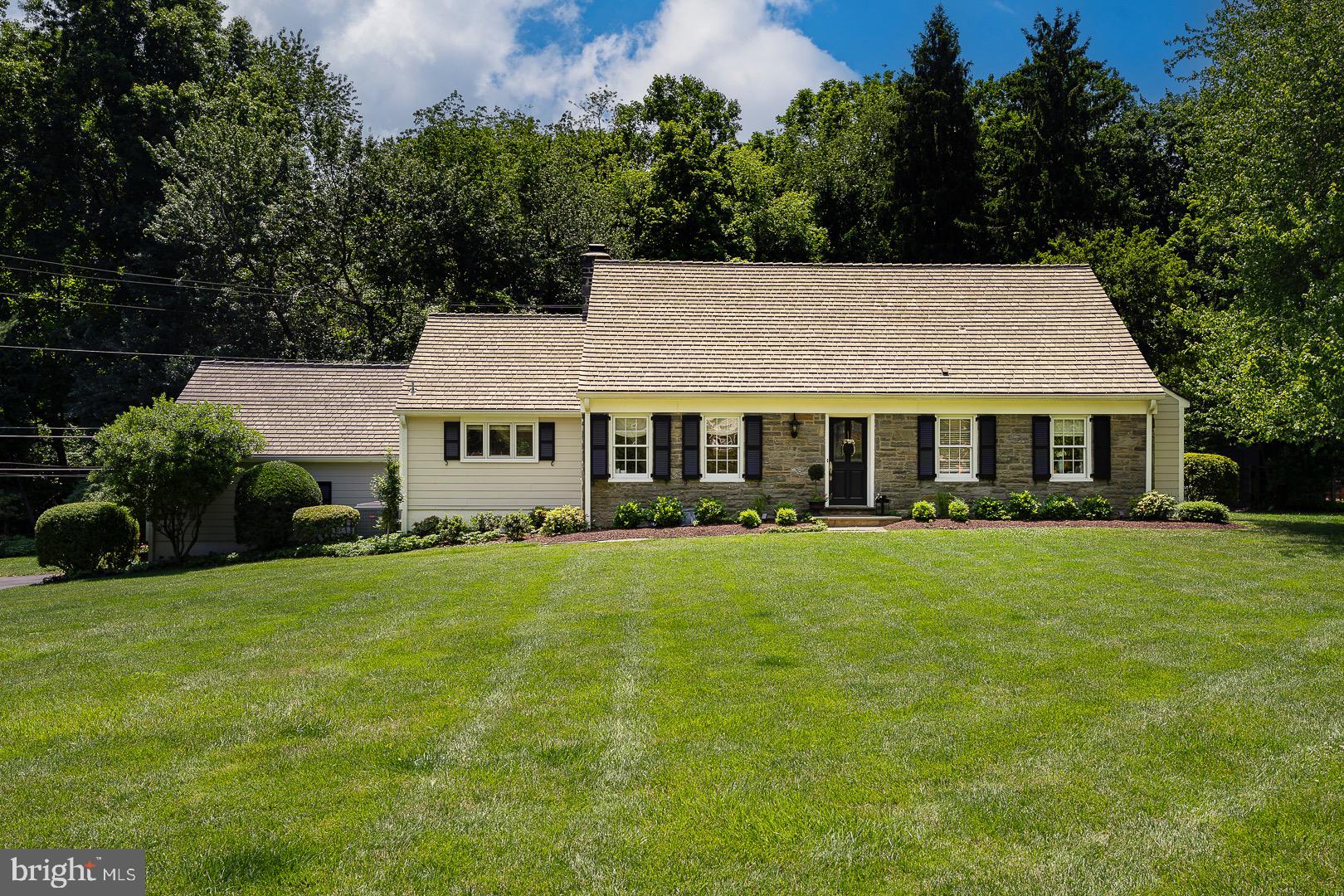 Profesional photos coming
Showings to begin Thursday 6/2
Nestled in the desirable Shand Tract neighborhood, this charming gray stone Cape Cod-style colonial offers a versatile floor plan with 4 bedrooms and 3 fully updated bathrooms. This home has been thoughtfully refreshed over the past 3 years including fresh paint and wallpaper and a redesigned white marble primary bathroom. The recently installed french doors on the back of the property open to a delightful patio and pool area, perfect for seamless entertaining. Enjoy the new SunSetter awning and freshly landscaped yard, complete with a 3-hole putting green and raised vegetable gardens. This tranquil, low-traffic community is conveniently close to transportation, schools, and shopping, making it a popular choice for families. Discover why this neighborhood is so beloved! 1 year warranty is included.
Co-listing agent is related to the Seller